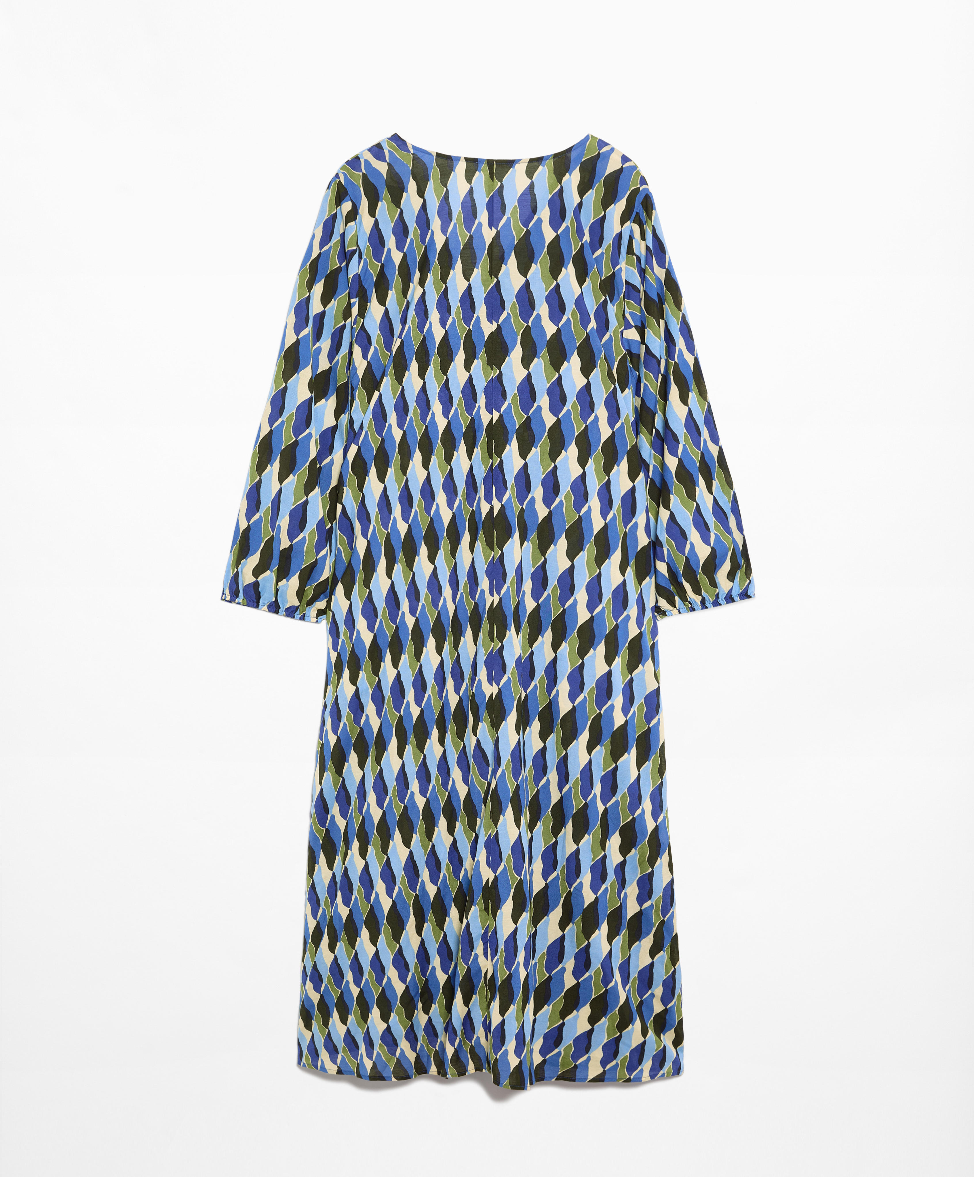 Printed tunic dress with cotton - Sale