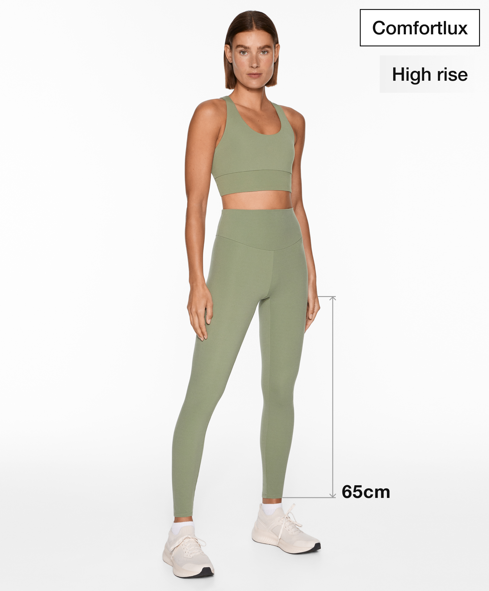 Comfortlux high-rise ankle-length leggings