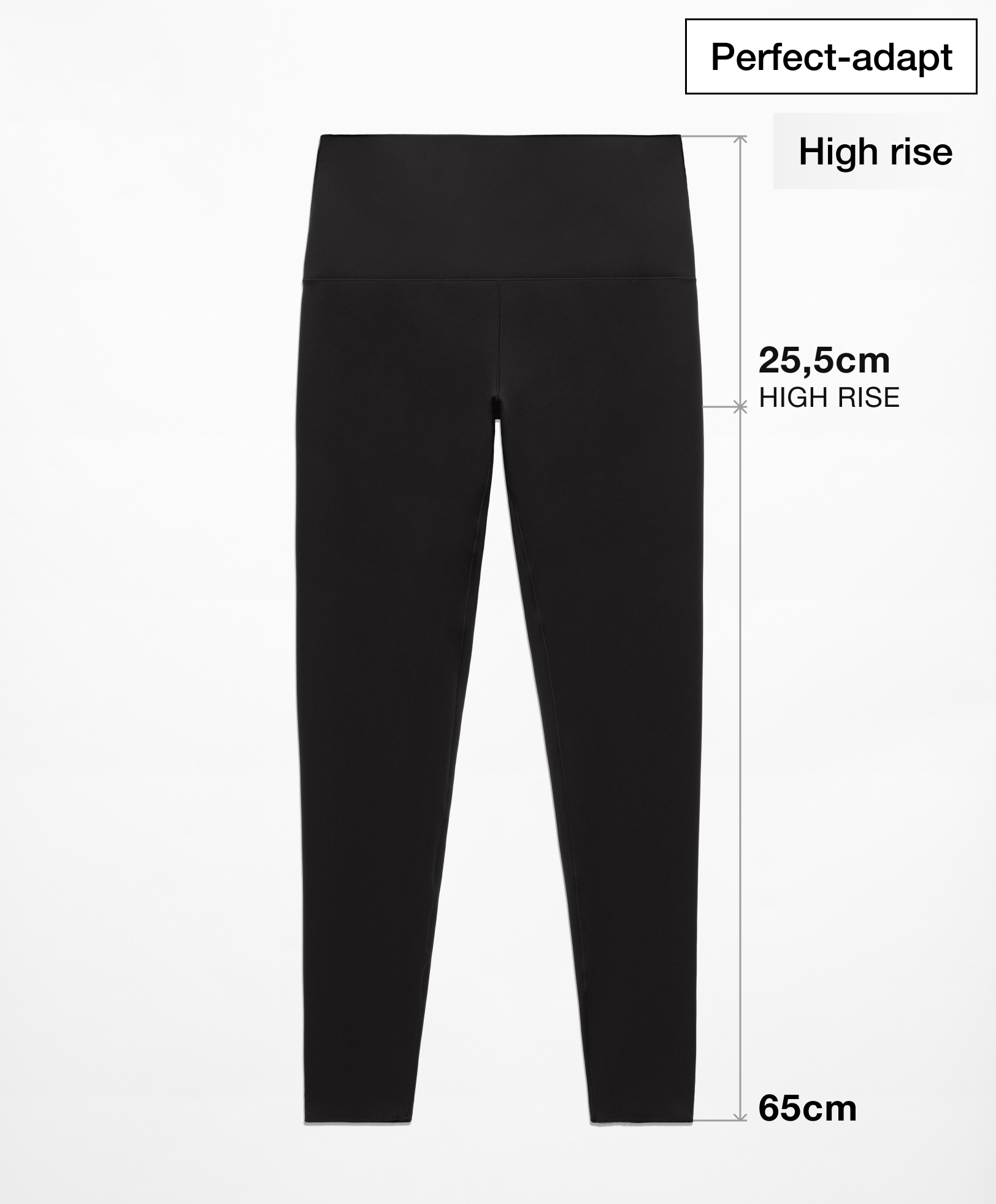 Perfect-adapt high-rise 65cm ankle-length leggings