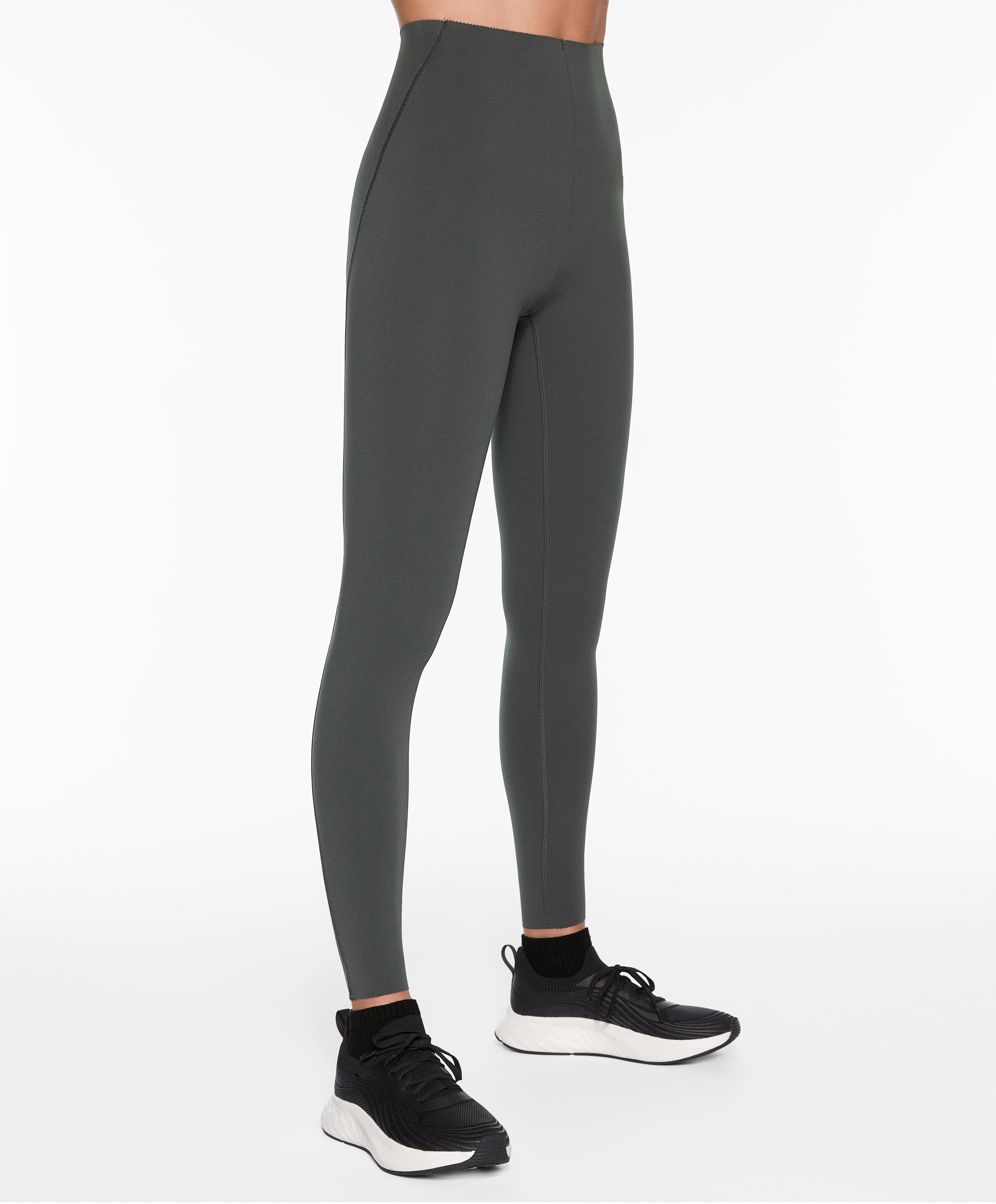 Buy Shosho Womens Activewear Sports Leggings Mesh Workout Pants Color Block  With Strappy Criss Cross Panels DH.Grey/Black Small Online at  desertcartKUWAIT