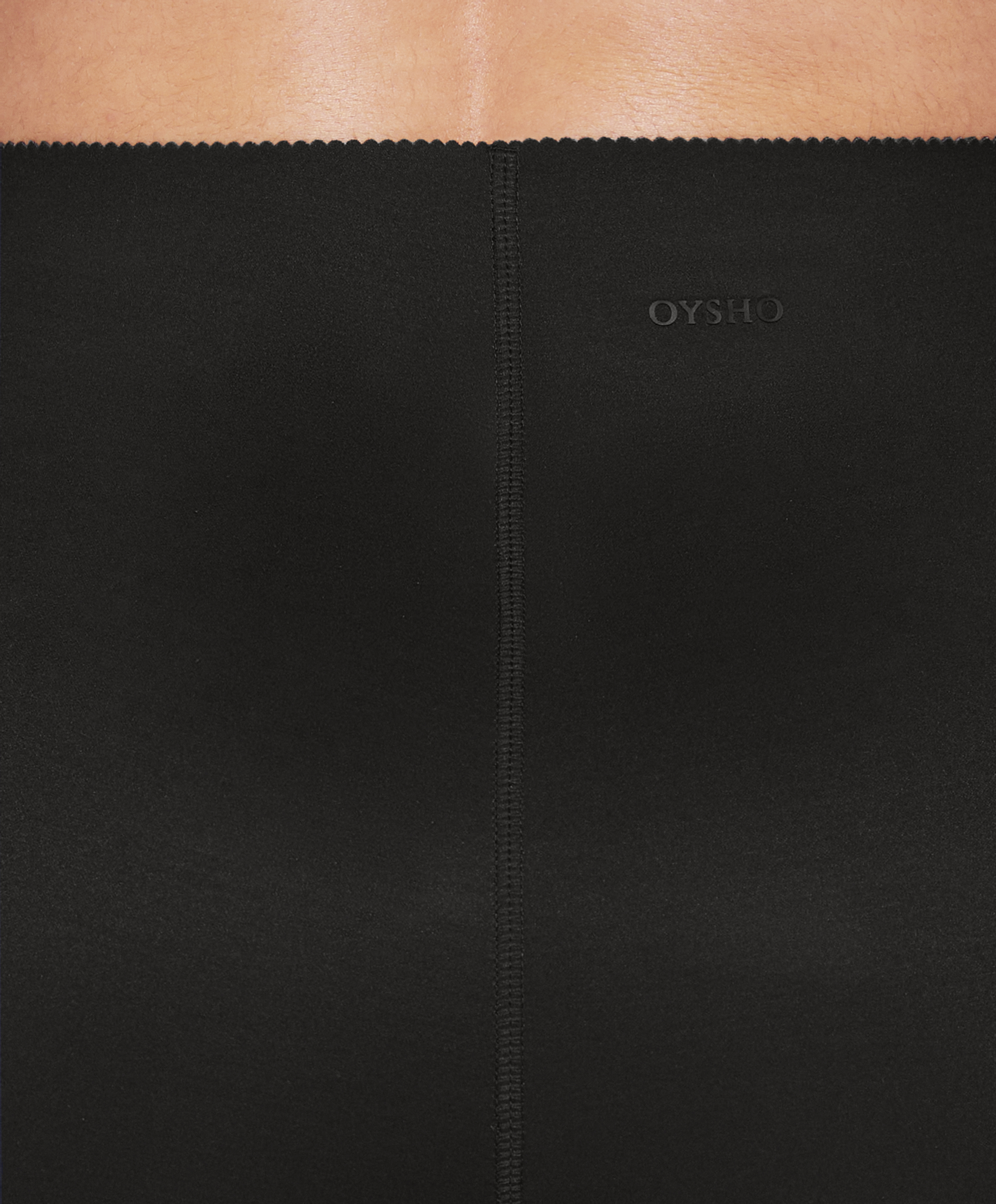 Oysho - Compressive mesh Raise Up 65cm ankle-length leggings