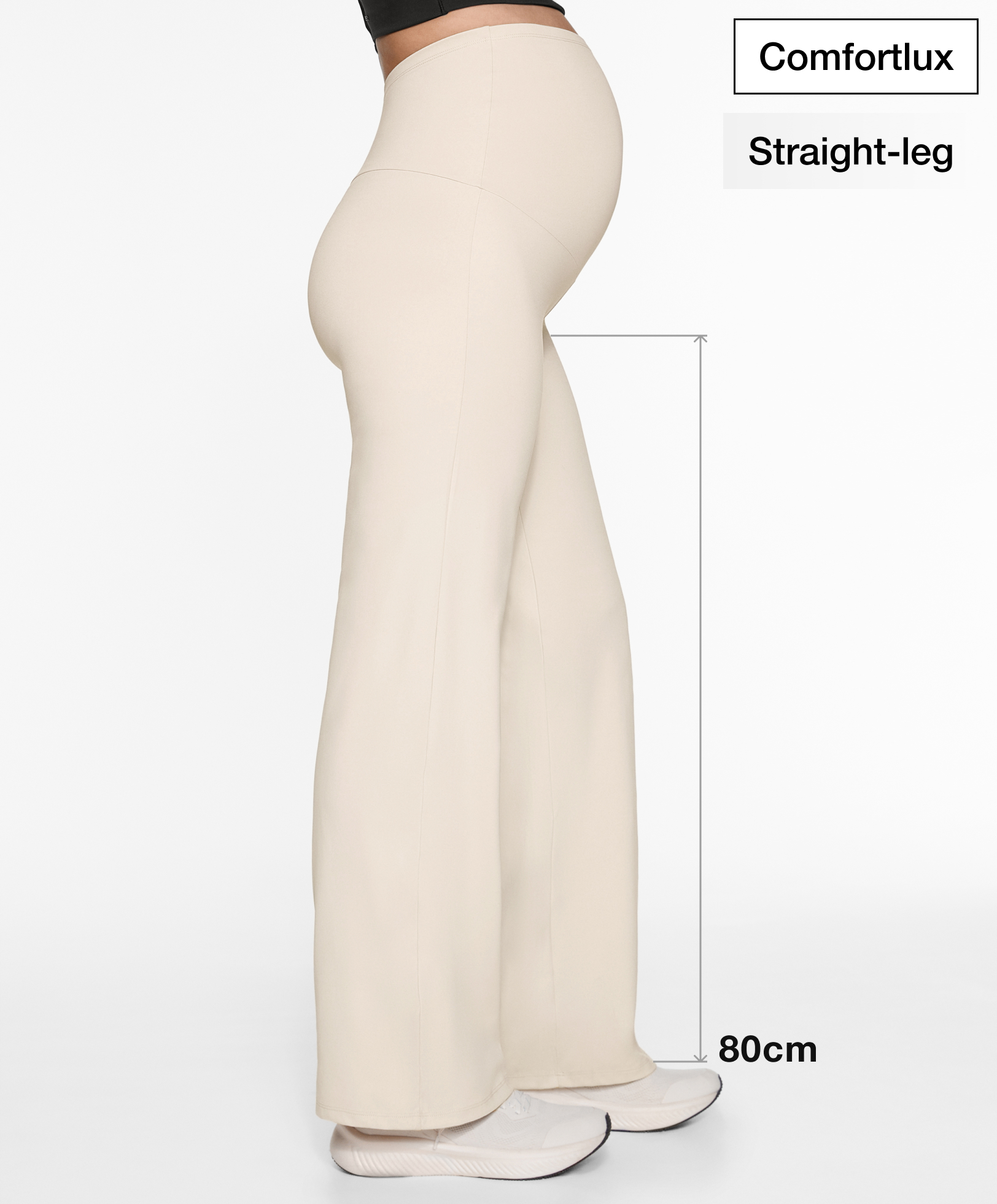 Maternity Comfortlux straight-leg trousers