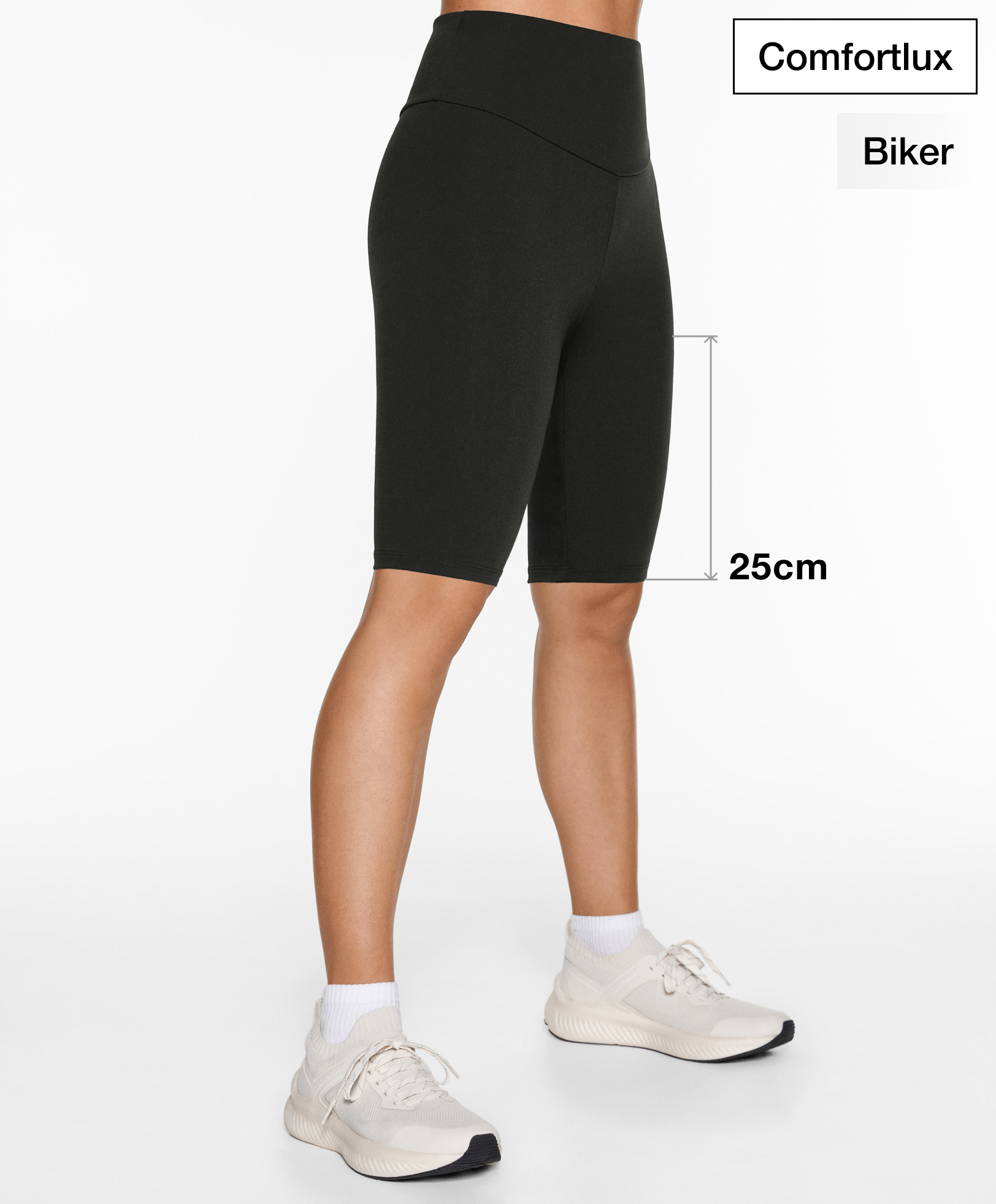 Legging cycliste high rise comfortlux 25 cm