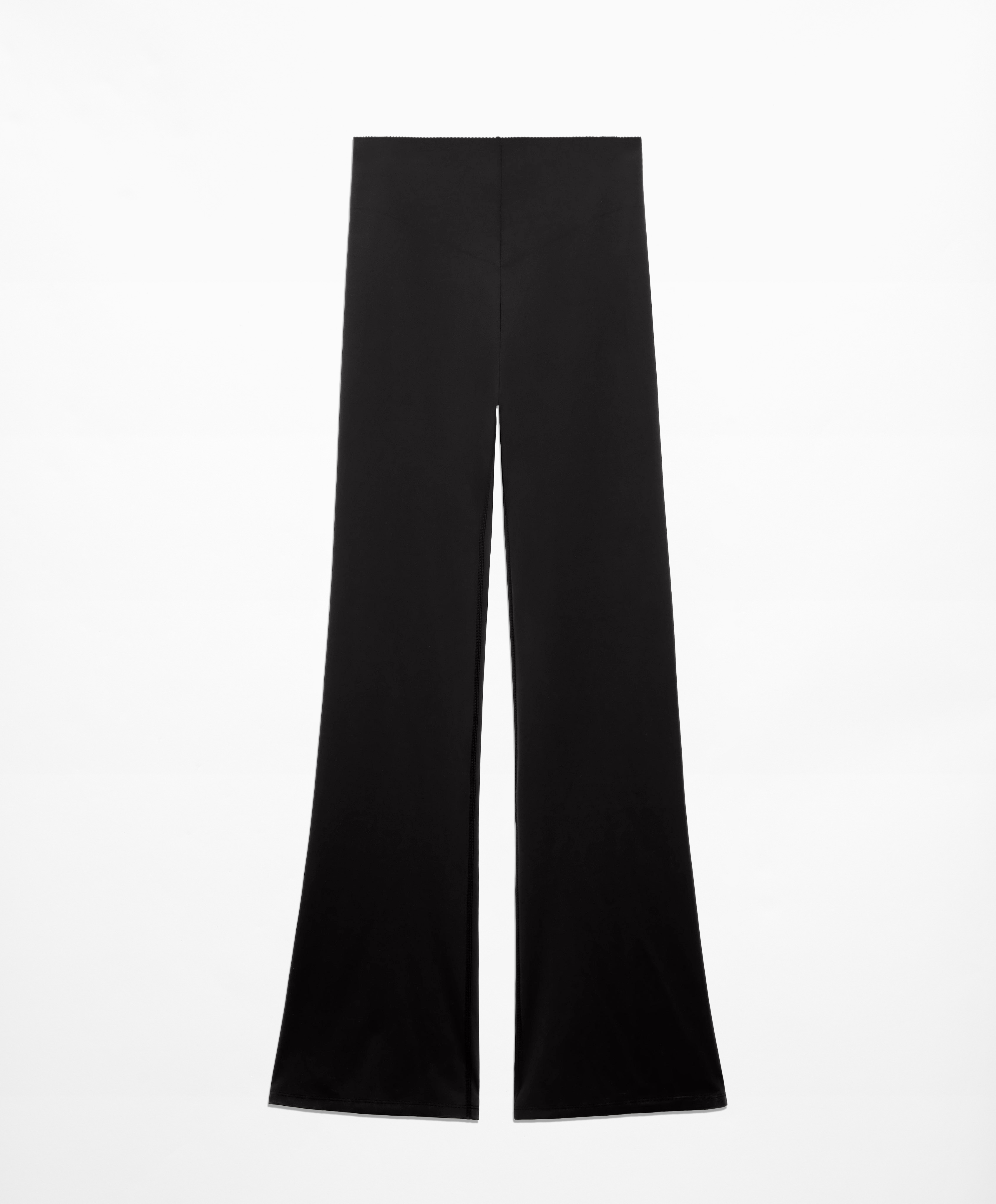 OYSHO RAISE UP COMPRESSIVE FLARE - Trousers - black - Zalando.de
