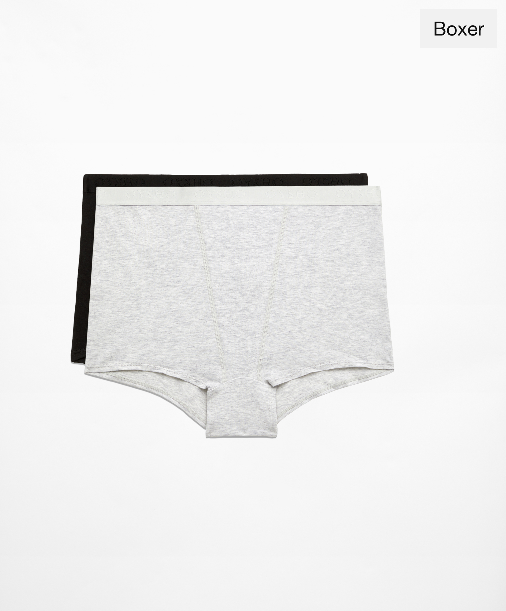 2 cotton blend boxers with logo