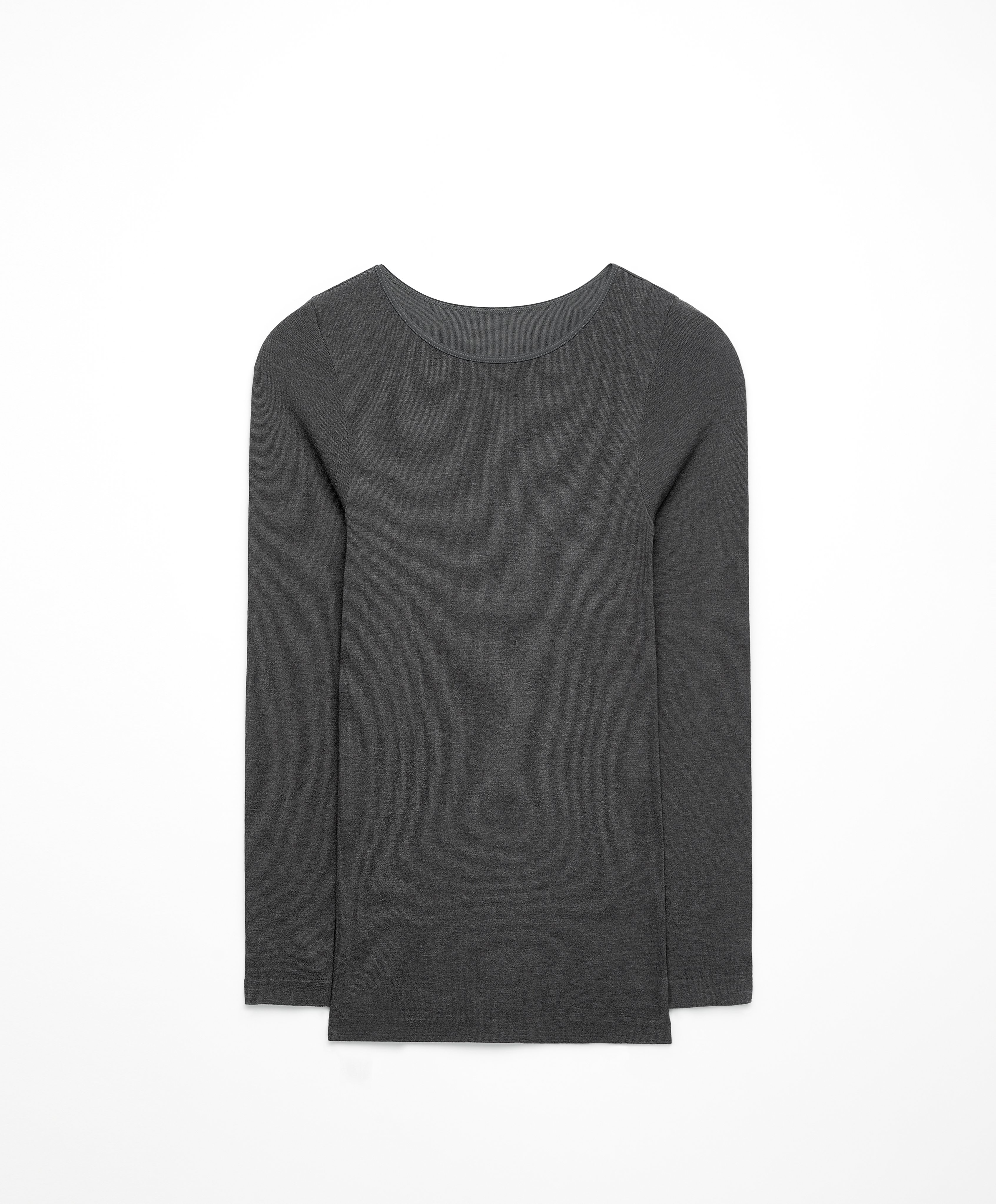 OYSHO SUPER EXTRA WARMTH LONG-SLEEVED TECHNICAL TOP IN 100% WOOL