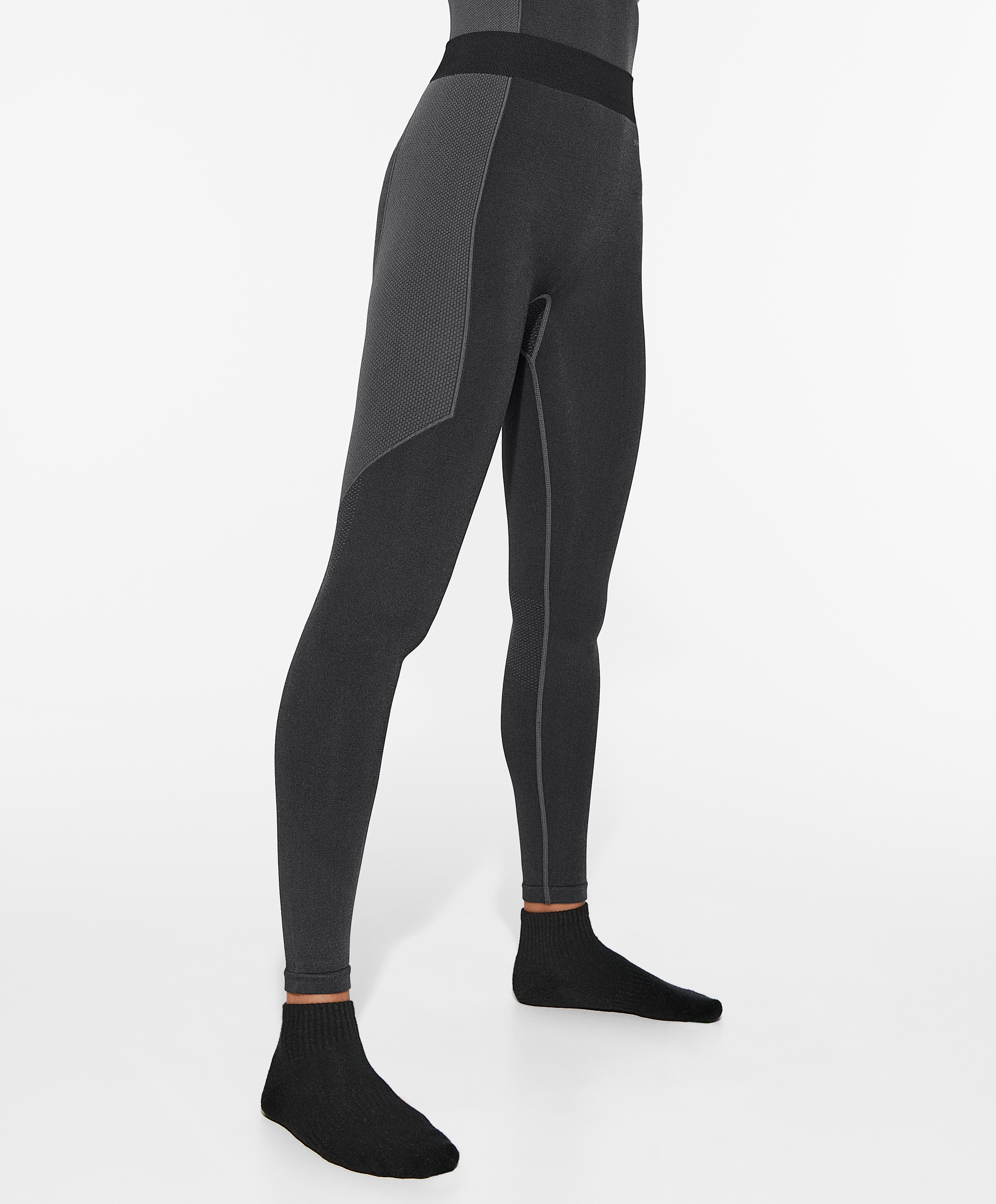 OYSHO, Pants & Jumpsuits, Oysho Fitness Black Legging With Mesh Detail