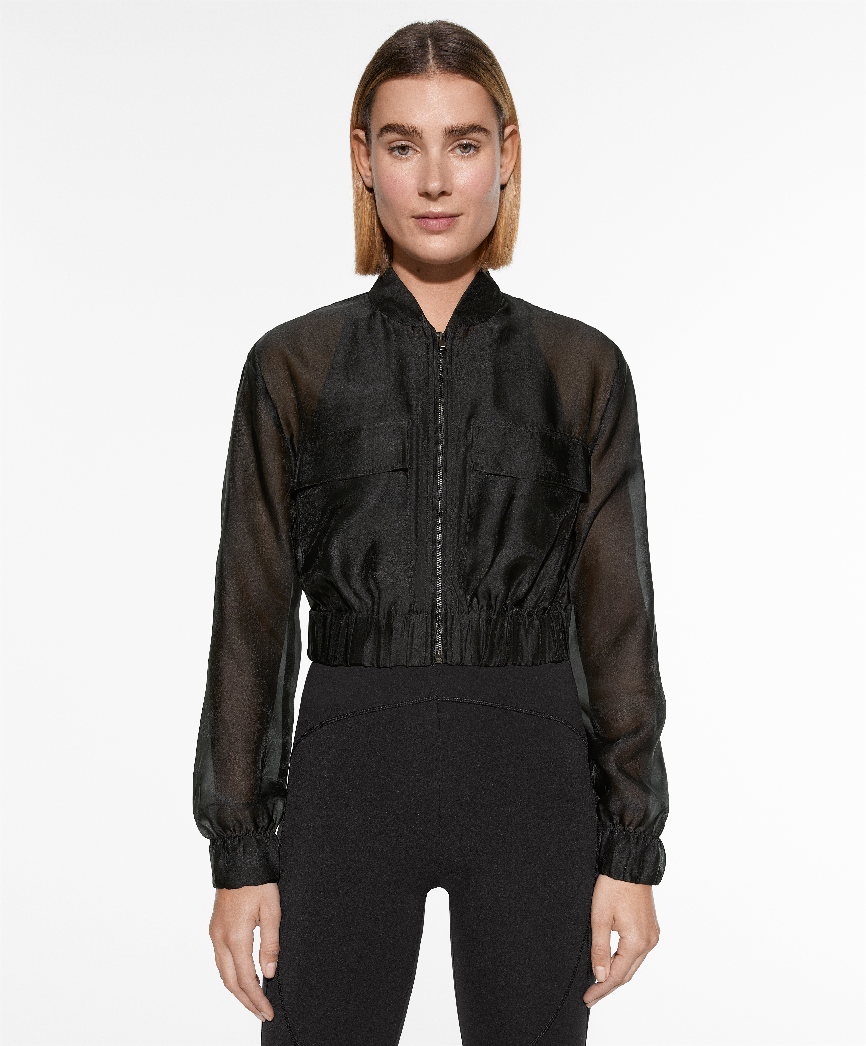 Organza on sale bomber jacket