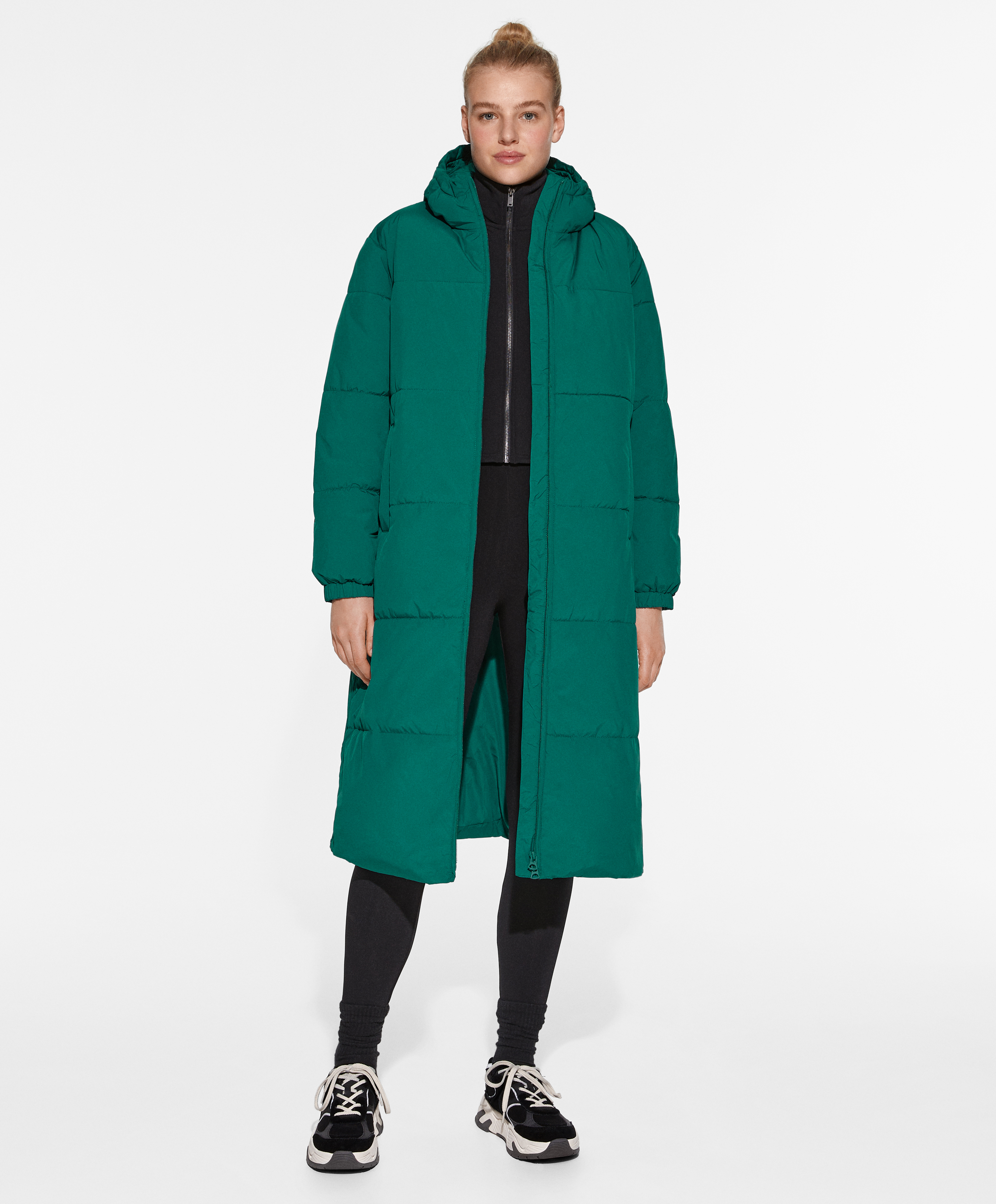 Long sales primaloft coat