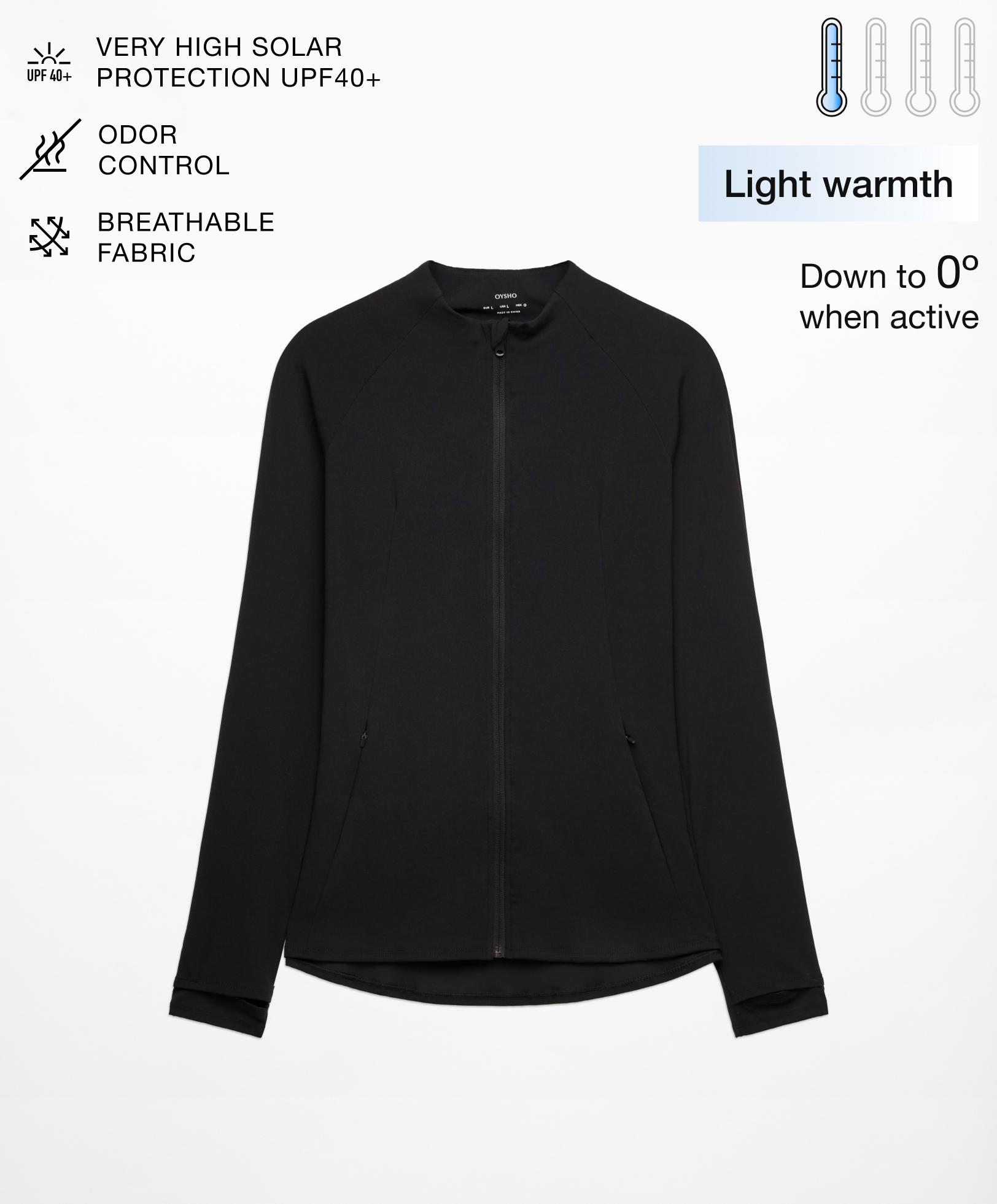 Light warmth comfortlux technical jacket