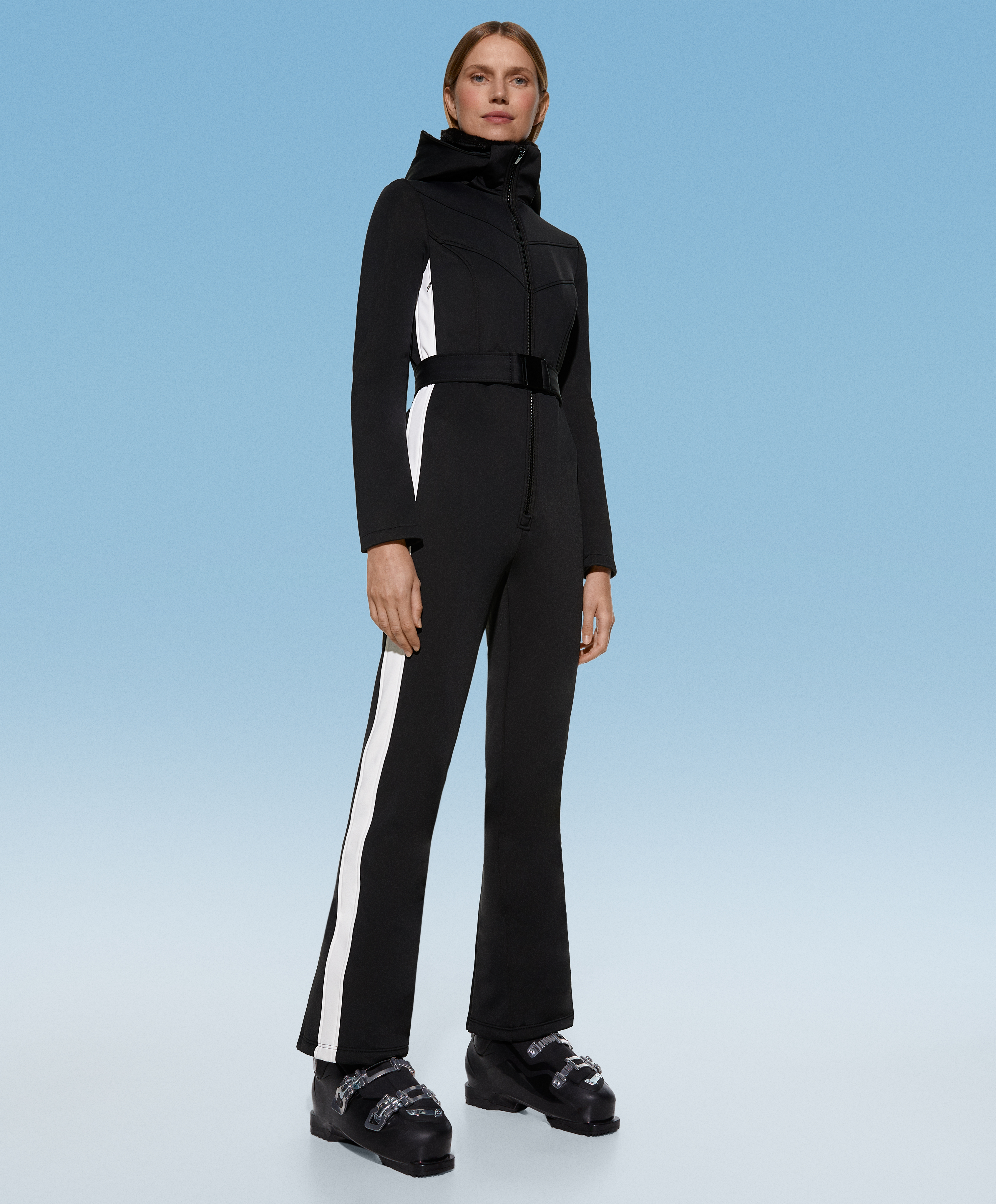 SKI 10k straight-leg block jumpsuit