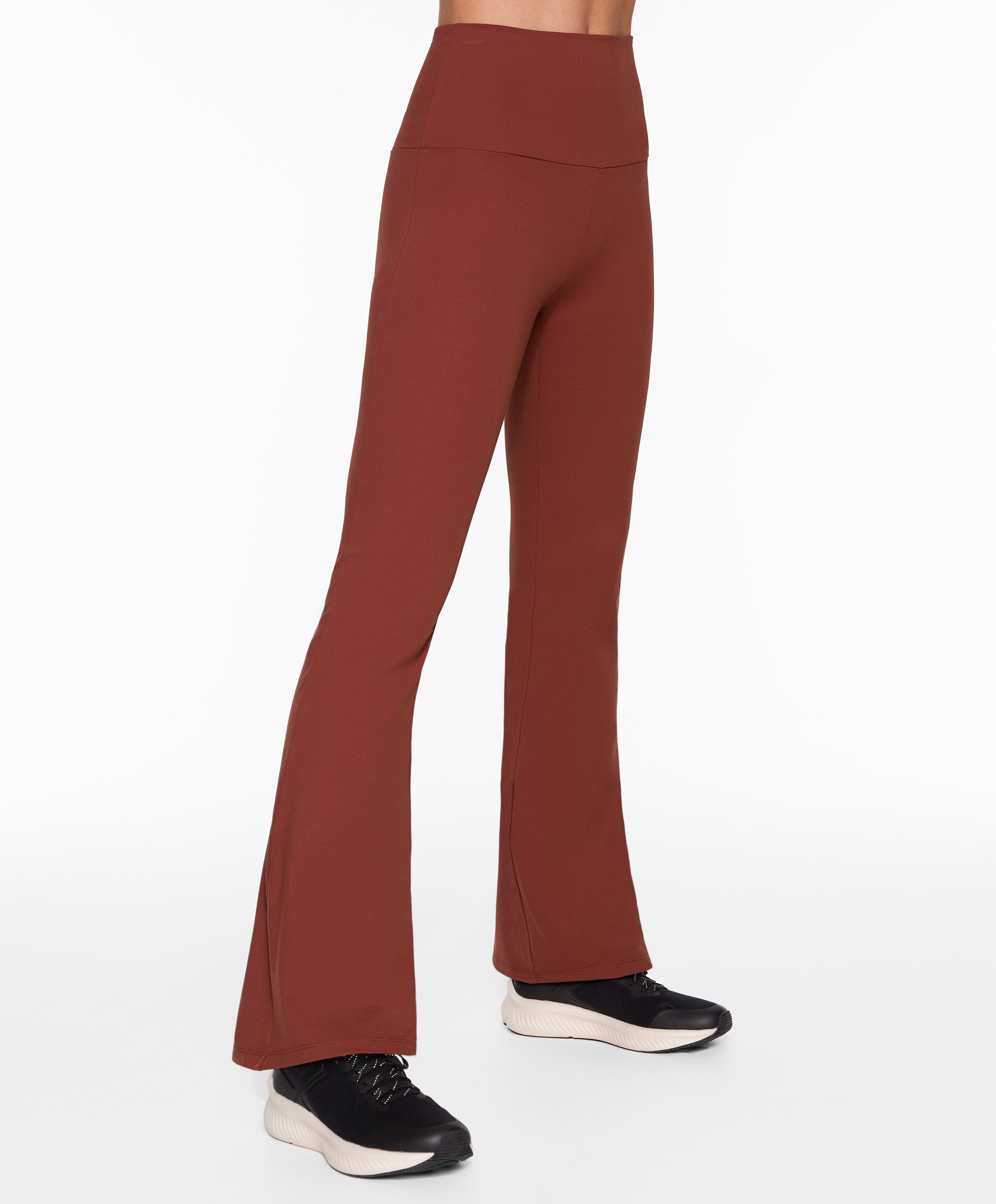 High-rise Comfortlux flare trousers