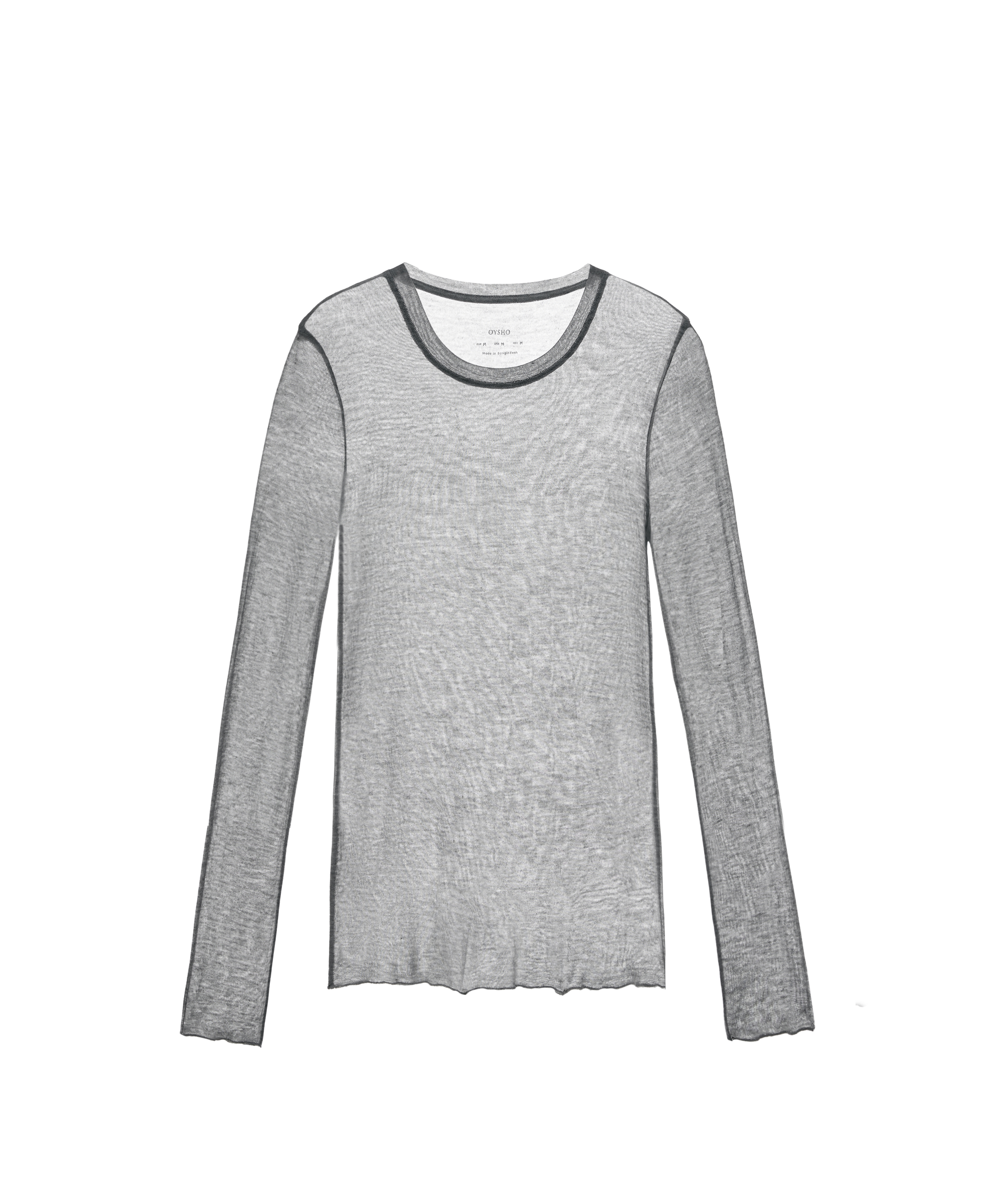 Extra-fine long-sleeved T-shirt
