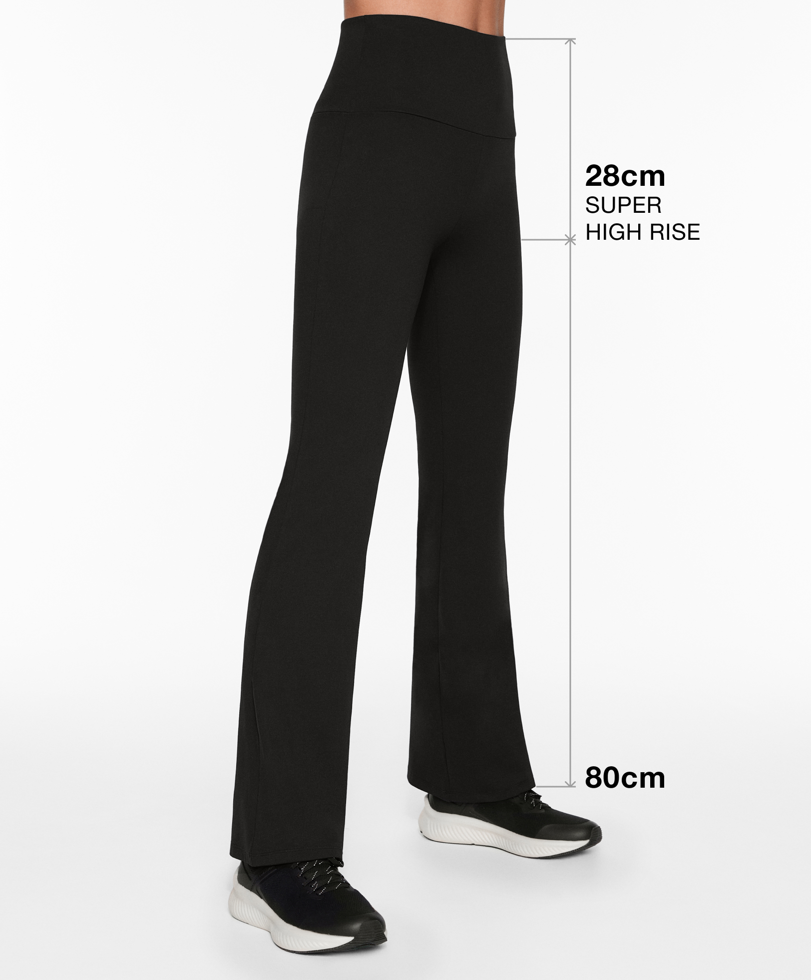 SHEIN Super Flare Pants | Fashion trousers women, High waist fashion,  Elastic high waist