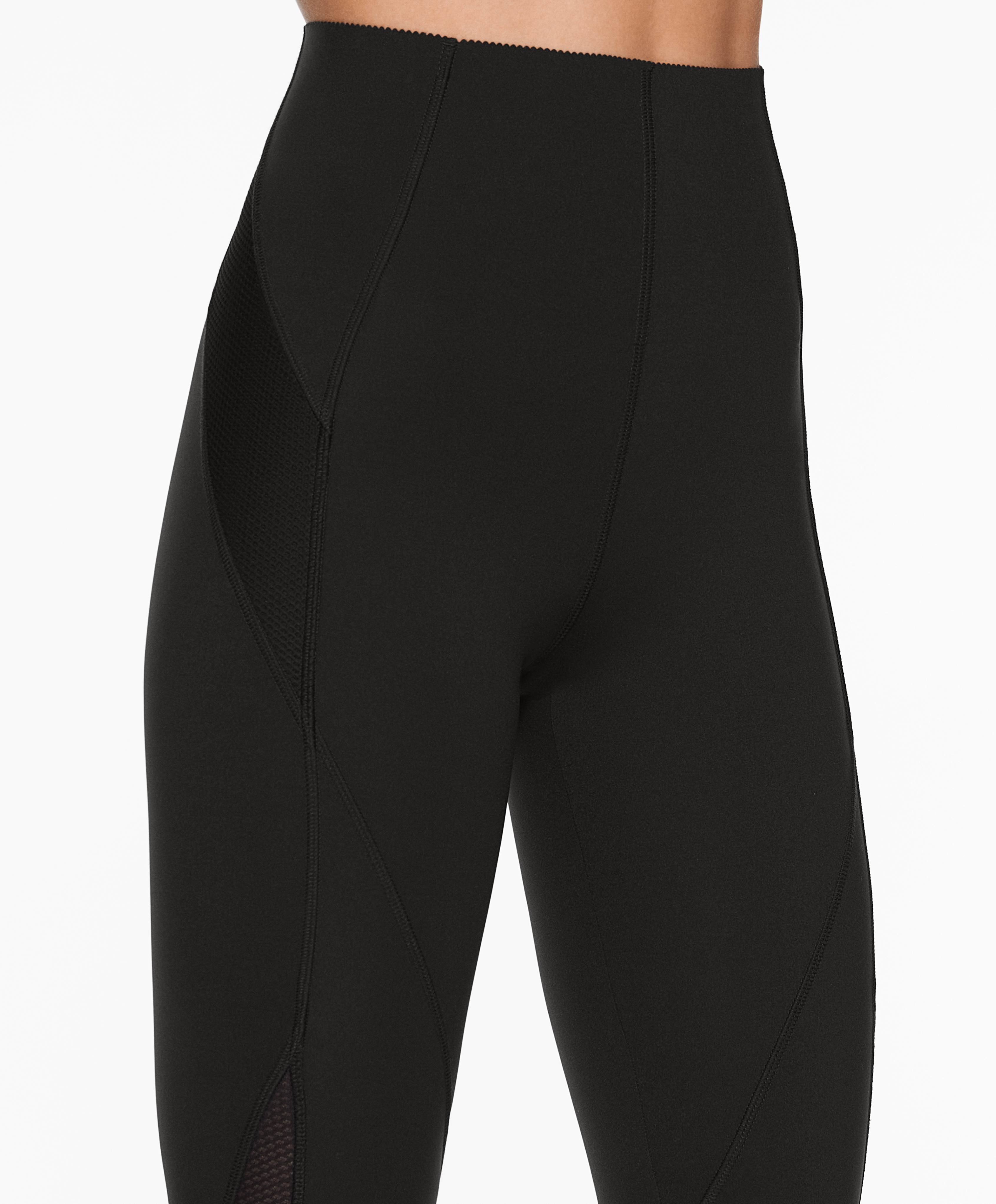 Oysho - Compressive core control 65cm ankle-length leggings with piping