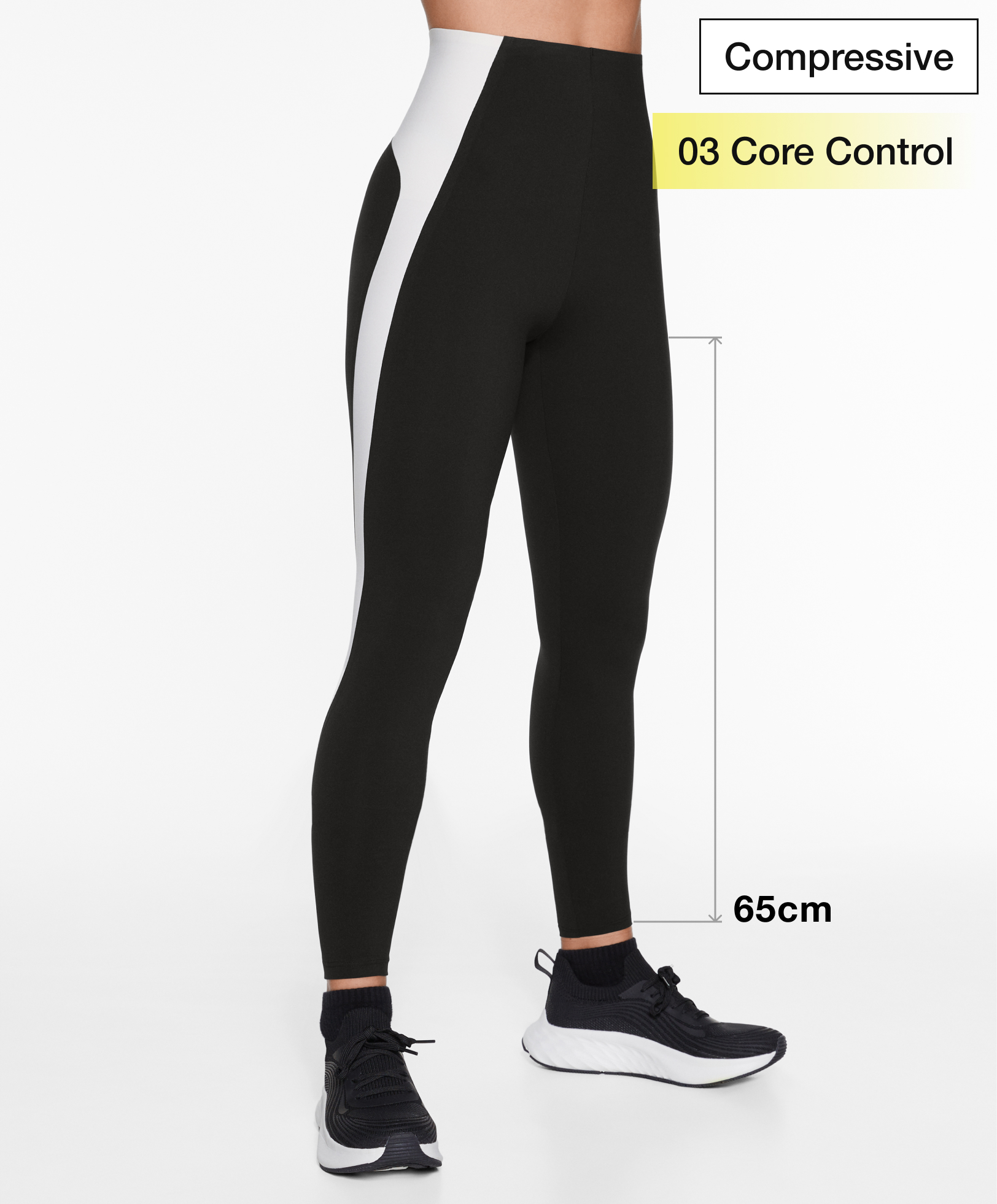 Oysho Basic compressive ankle-length leggings - 126326242-594