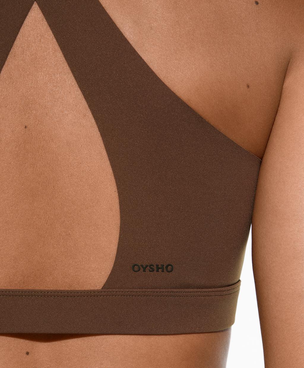 Mediumsupport crossover back compressive bra OYSHO United Kingdom