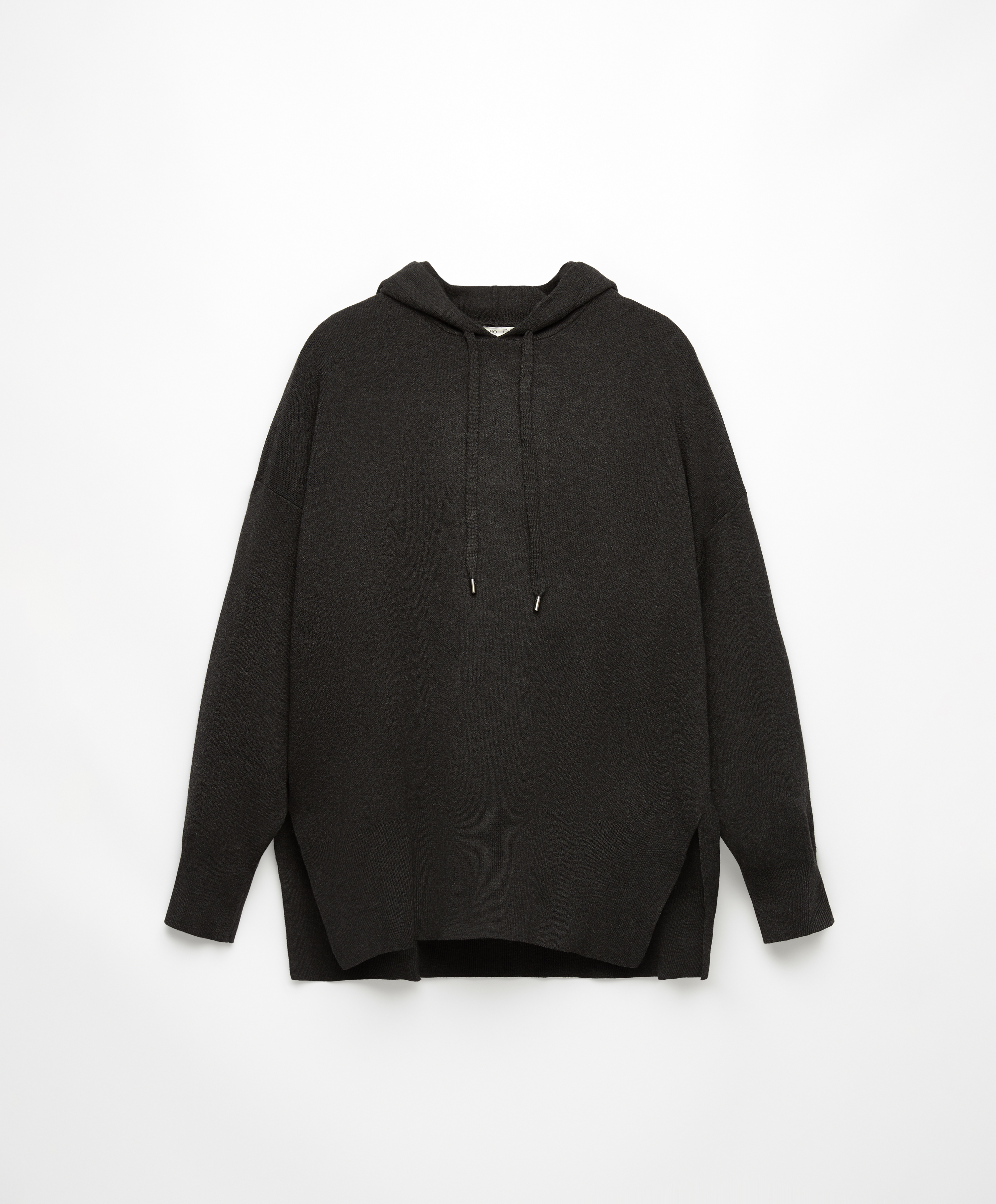 Knit oversized hoodie