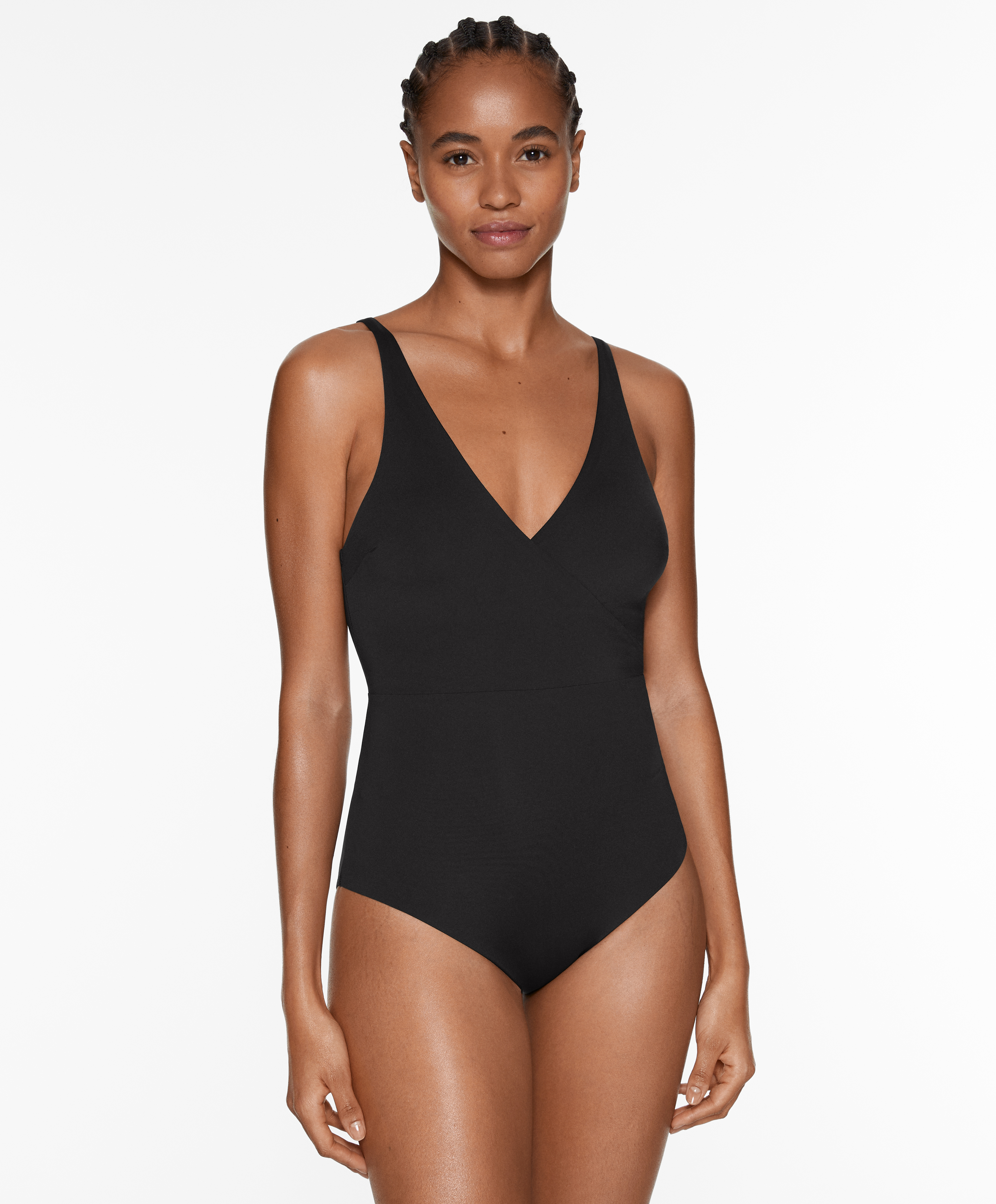 Bikini Top Bikini Tiro Alto Oysho Oysho Traje De Baño Negro