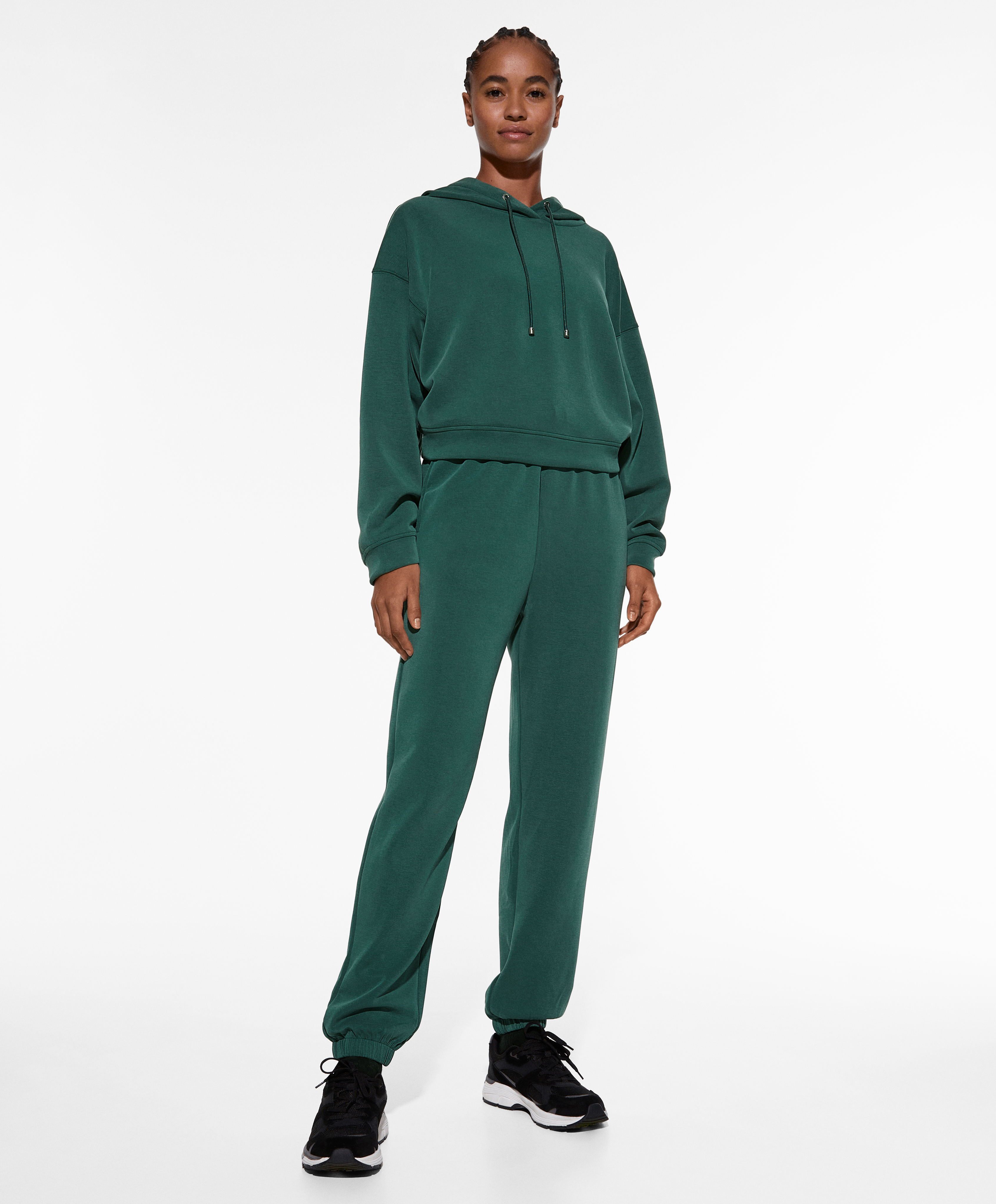 Fleece interior joggers with modal OYSHO M xico