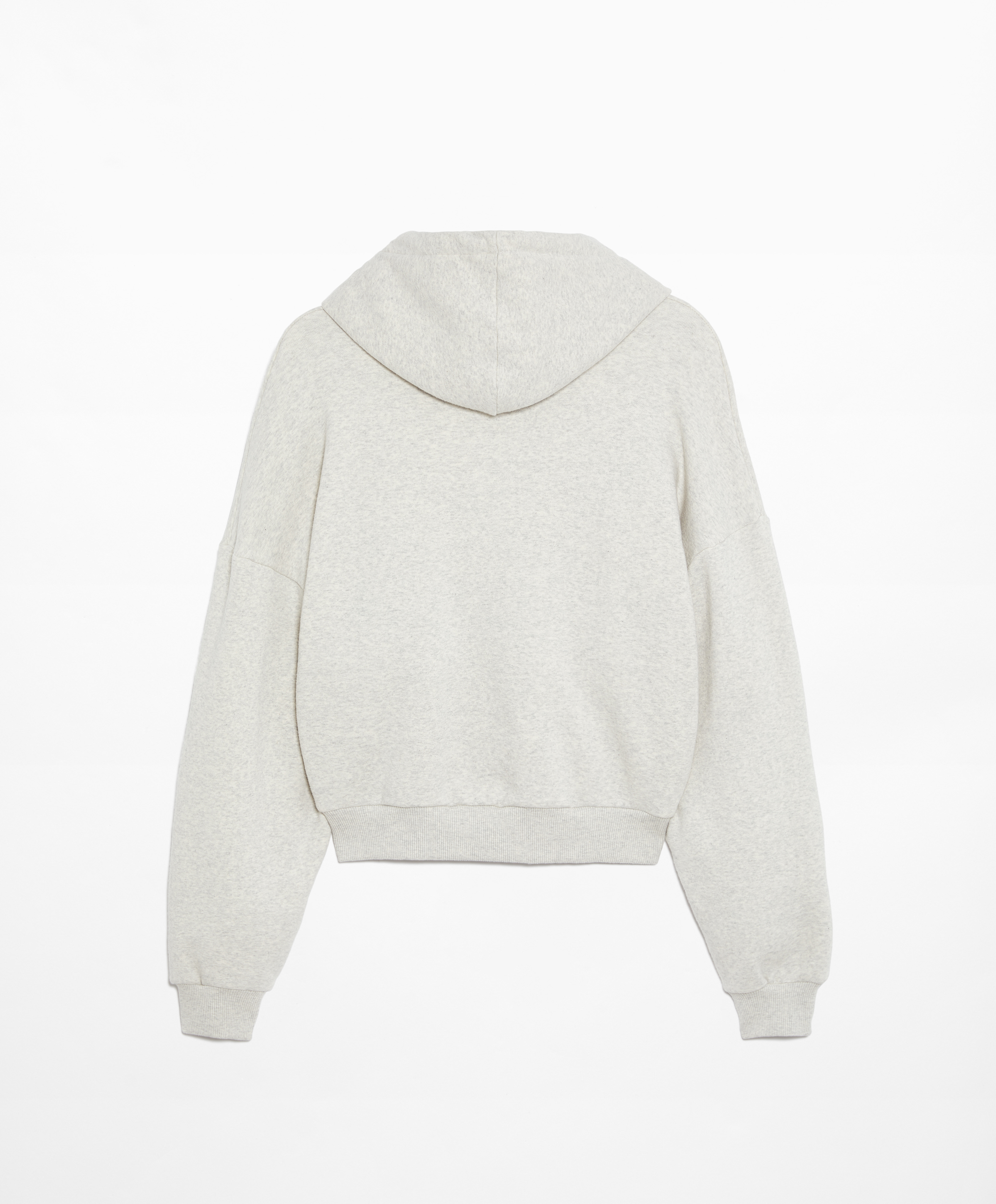 Cropped logo outlet hoodie