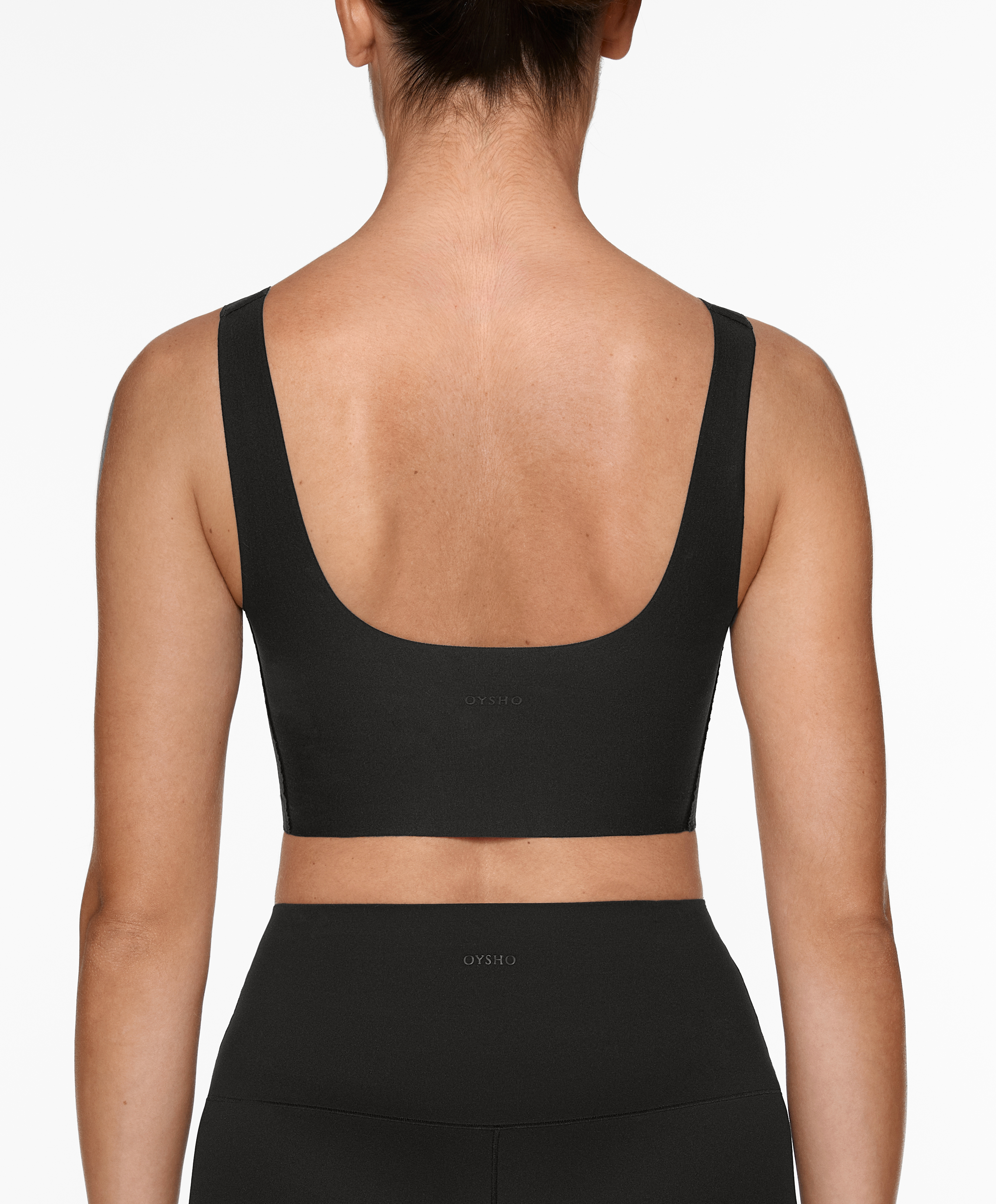 OYSHO FIRM - High support sports bra - black 