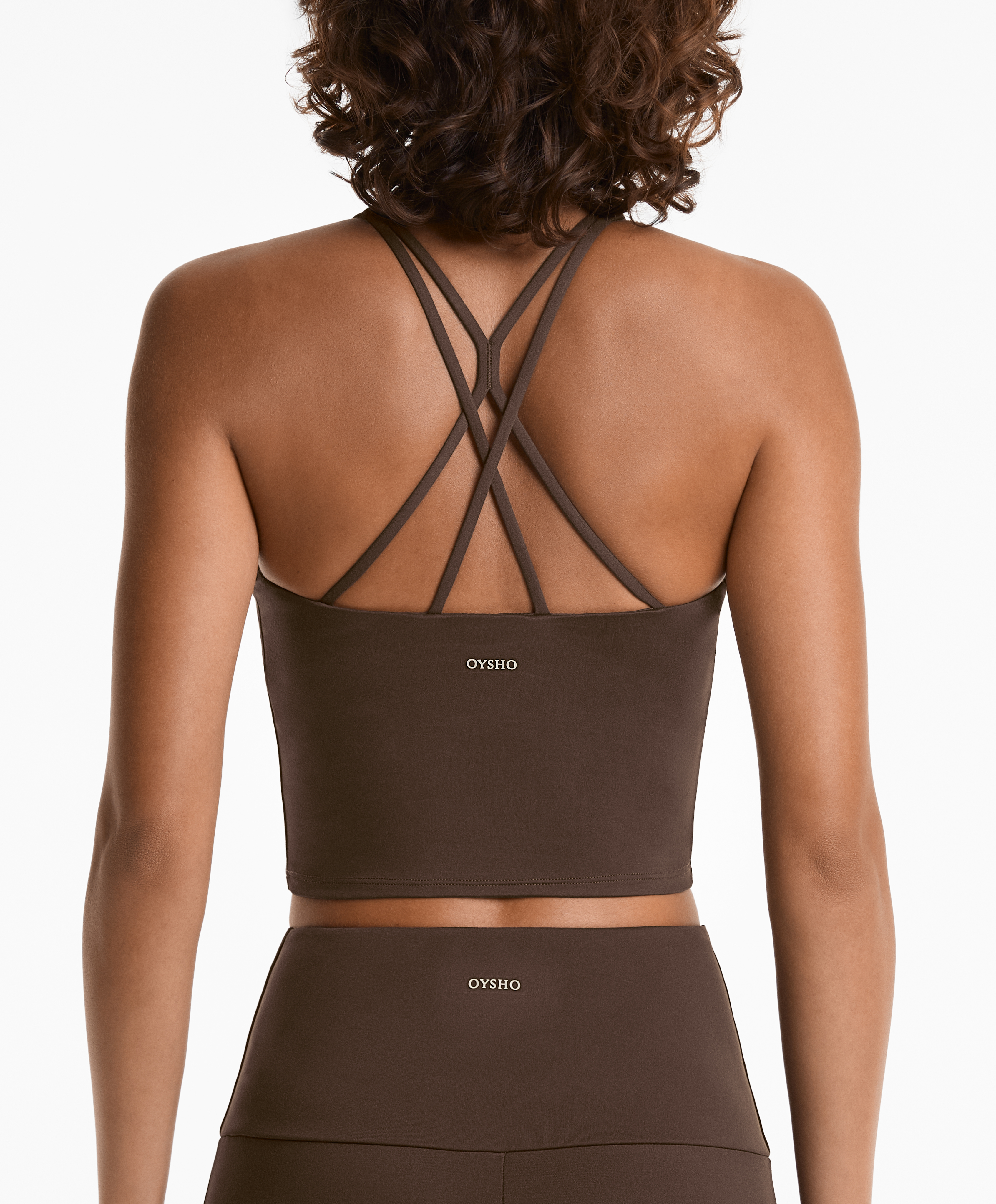 Comfortlux strap tank top with cups