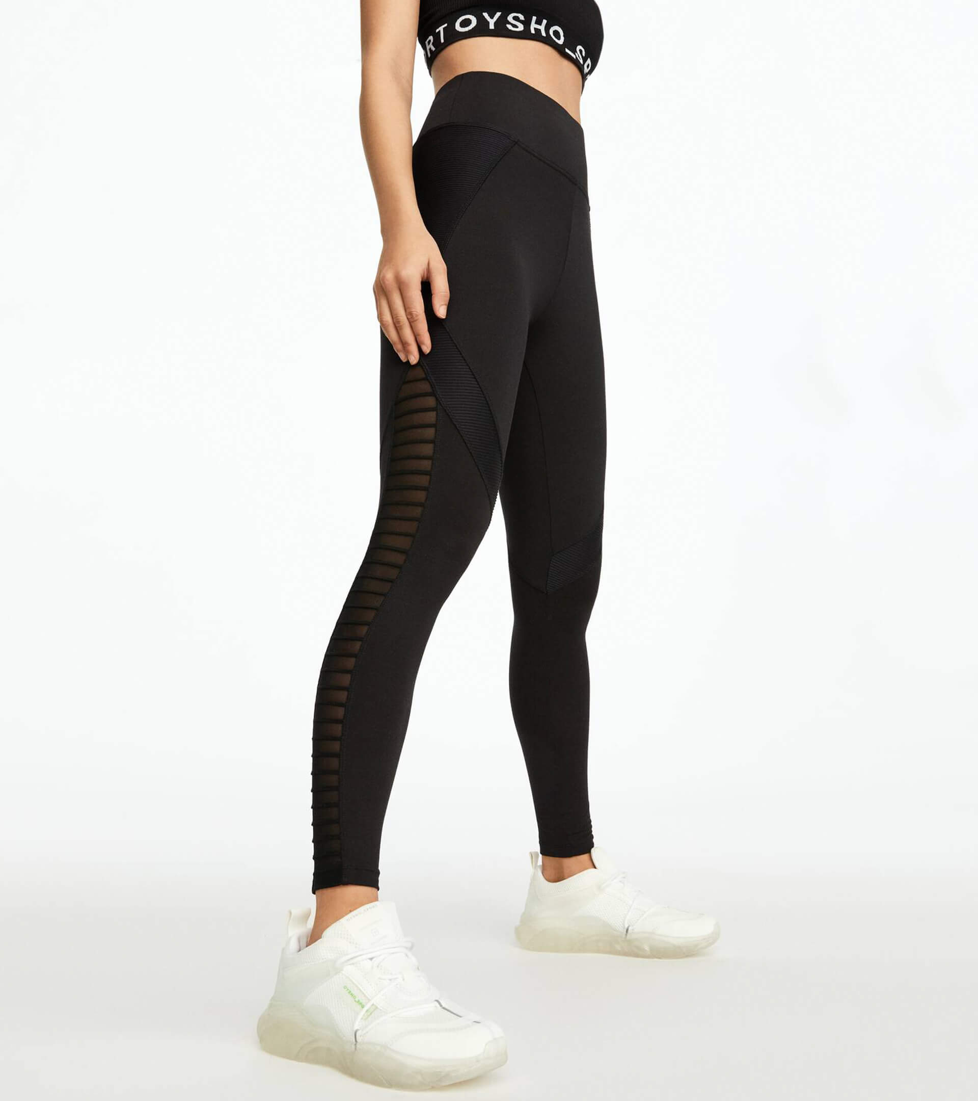 Oysho Compression Leggings Black International Society of