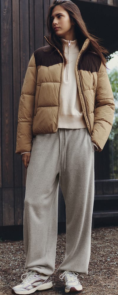 Combinaison-pantalon Oysho - Vert-de-gris, Taille S/36, 100% Coton, Occasion En Très Bon état