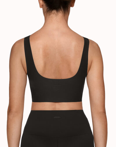 nipocaio Strappy Sports Bra for Women Sexy Cute Halter Sports Bra Medium  Support Yoga Bra with Removable Cups black XL 
