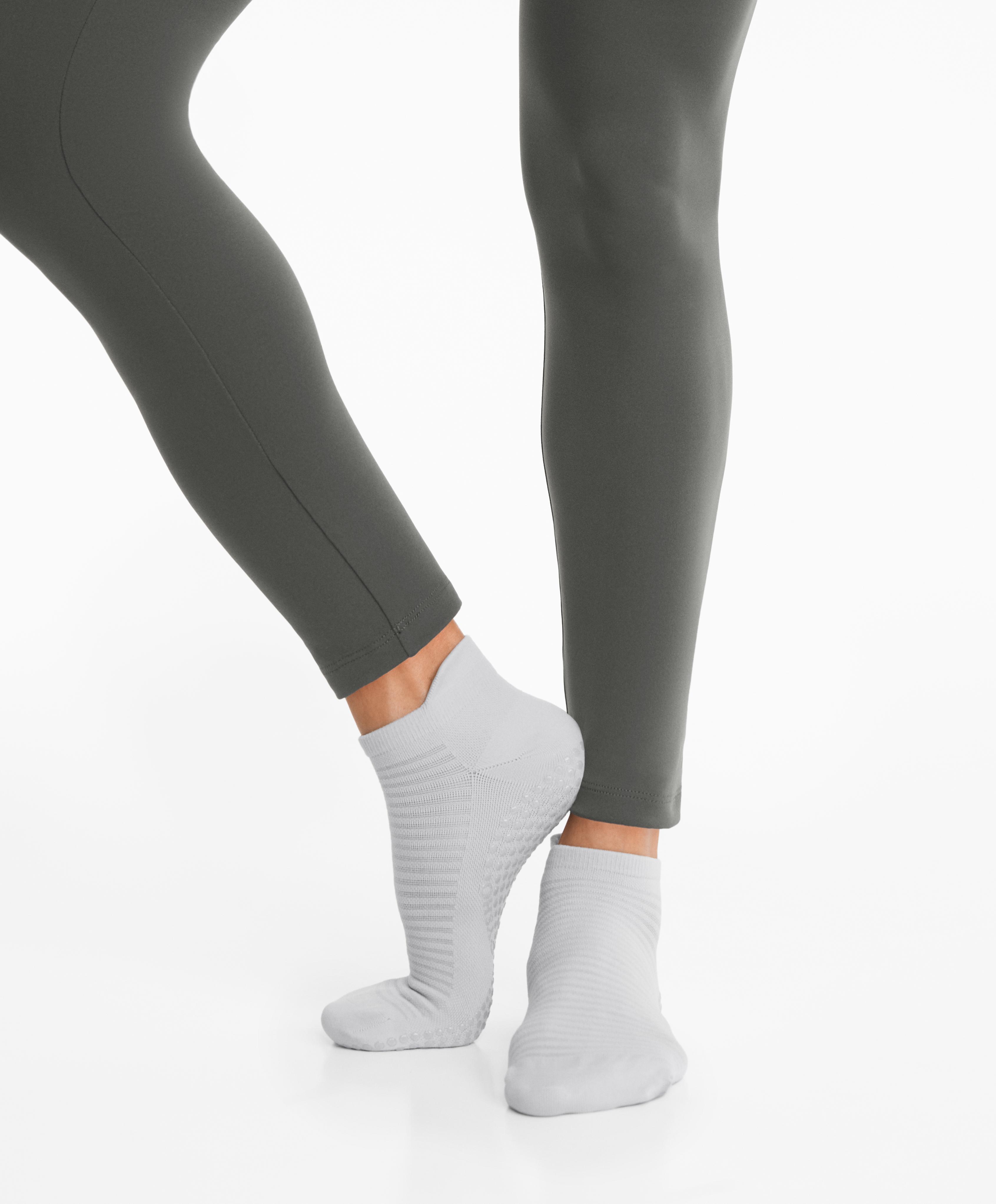 2 paires de chaussettes sneaker yoga et pilates en mélange de polyamide - Soldes 2 paires de chaussettes sneaker yoga et pilates en mélange de polyamide - Soldes