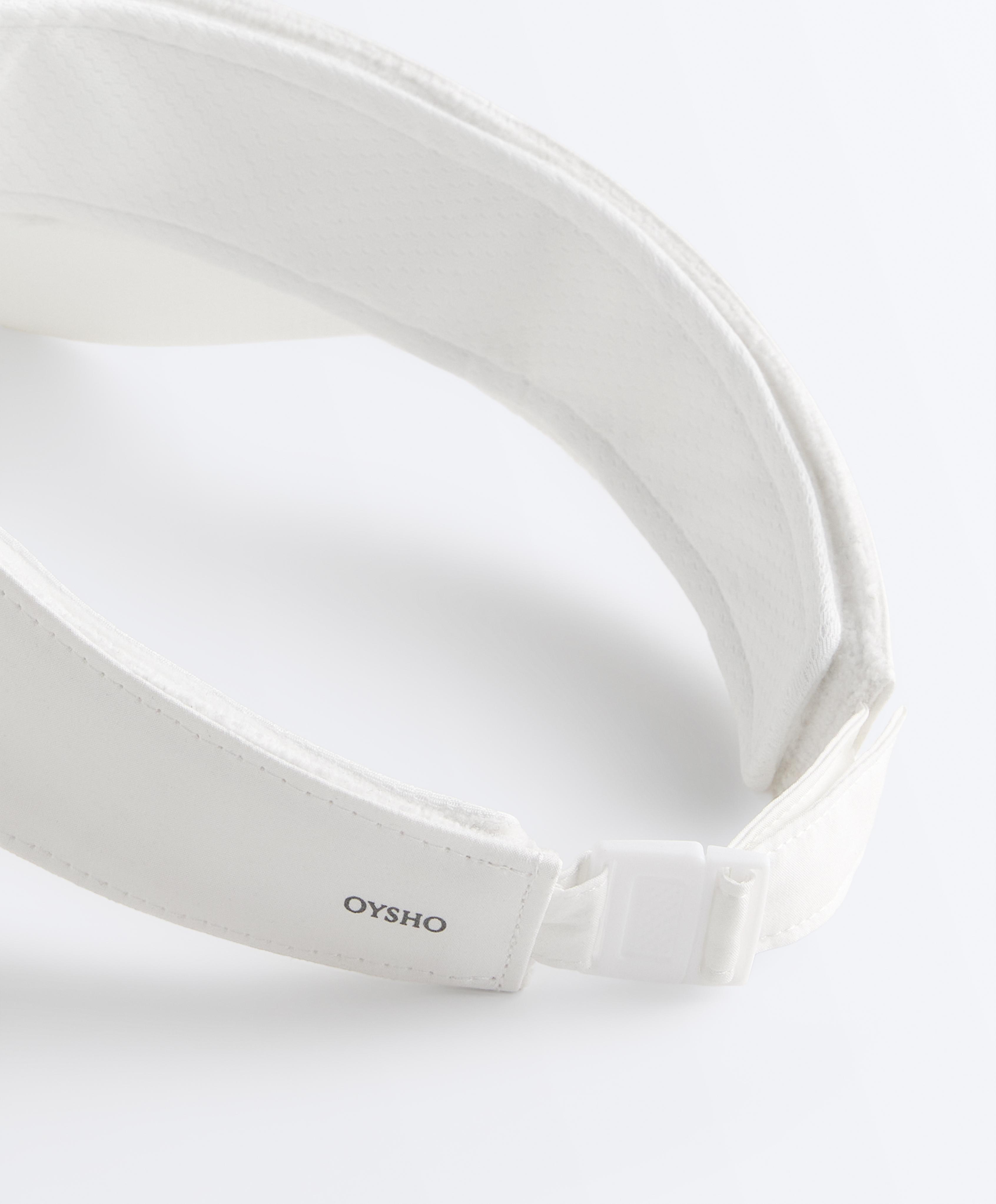 Sports visor — WHITE