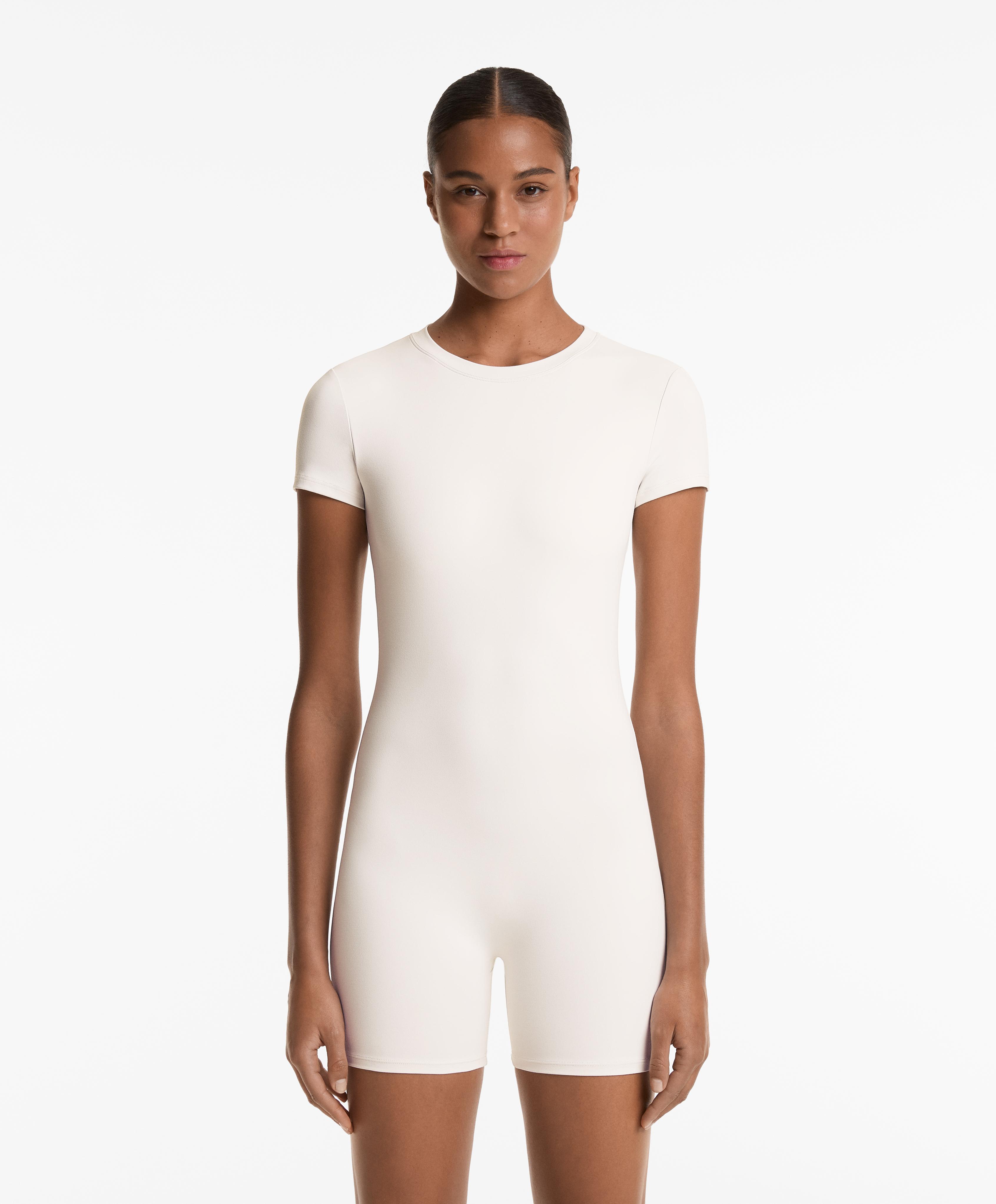 Open-back Comfortlux short jumpsuit