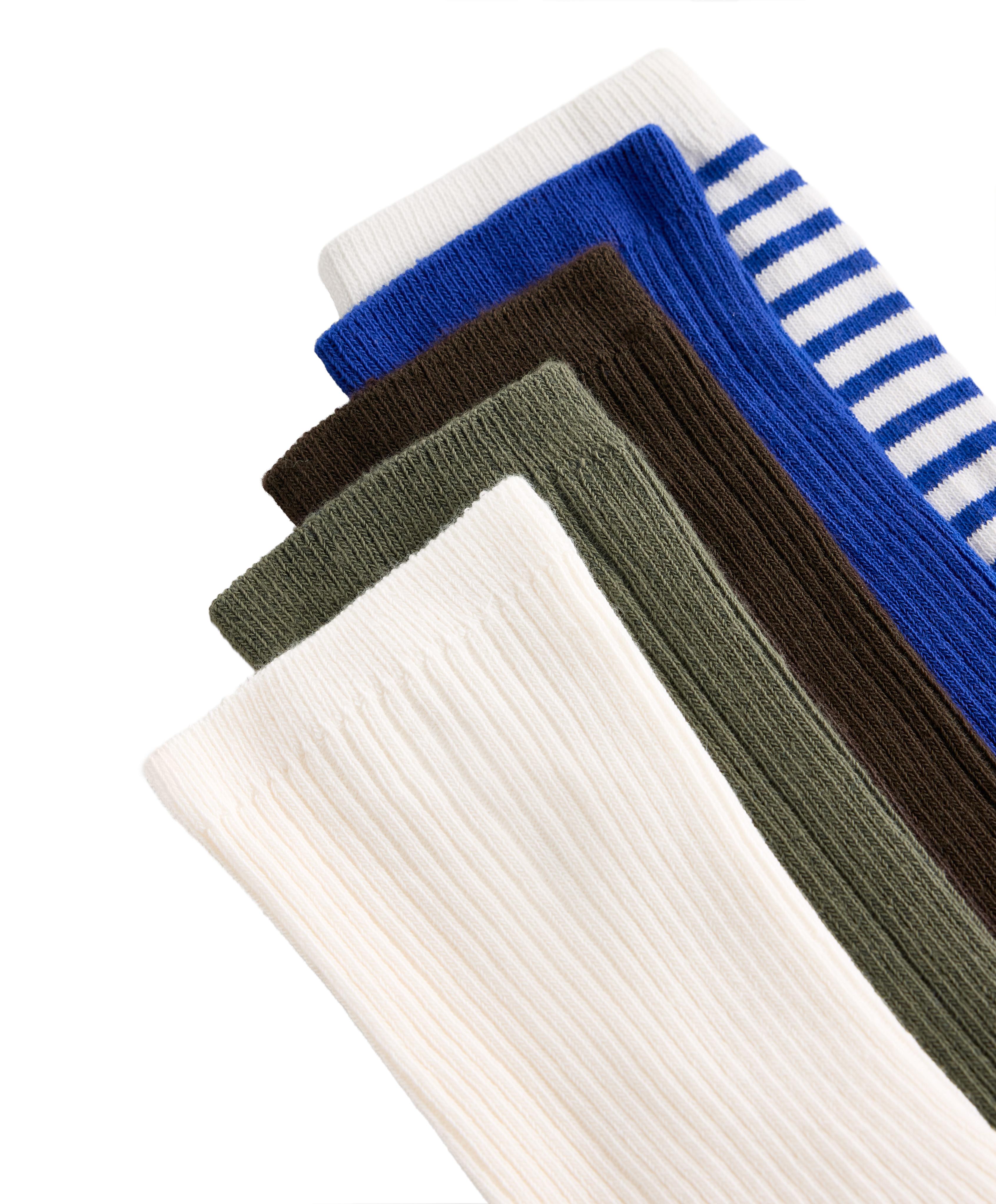 5 pairs of cotton blend Classic socks — KLEIN BLUE