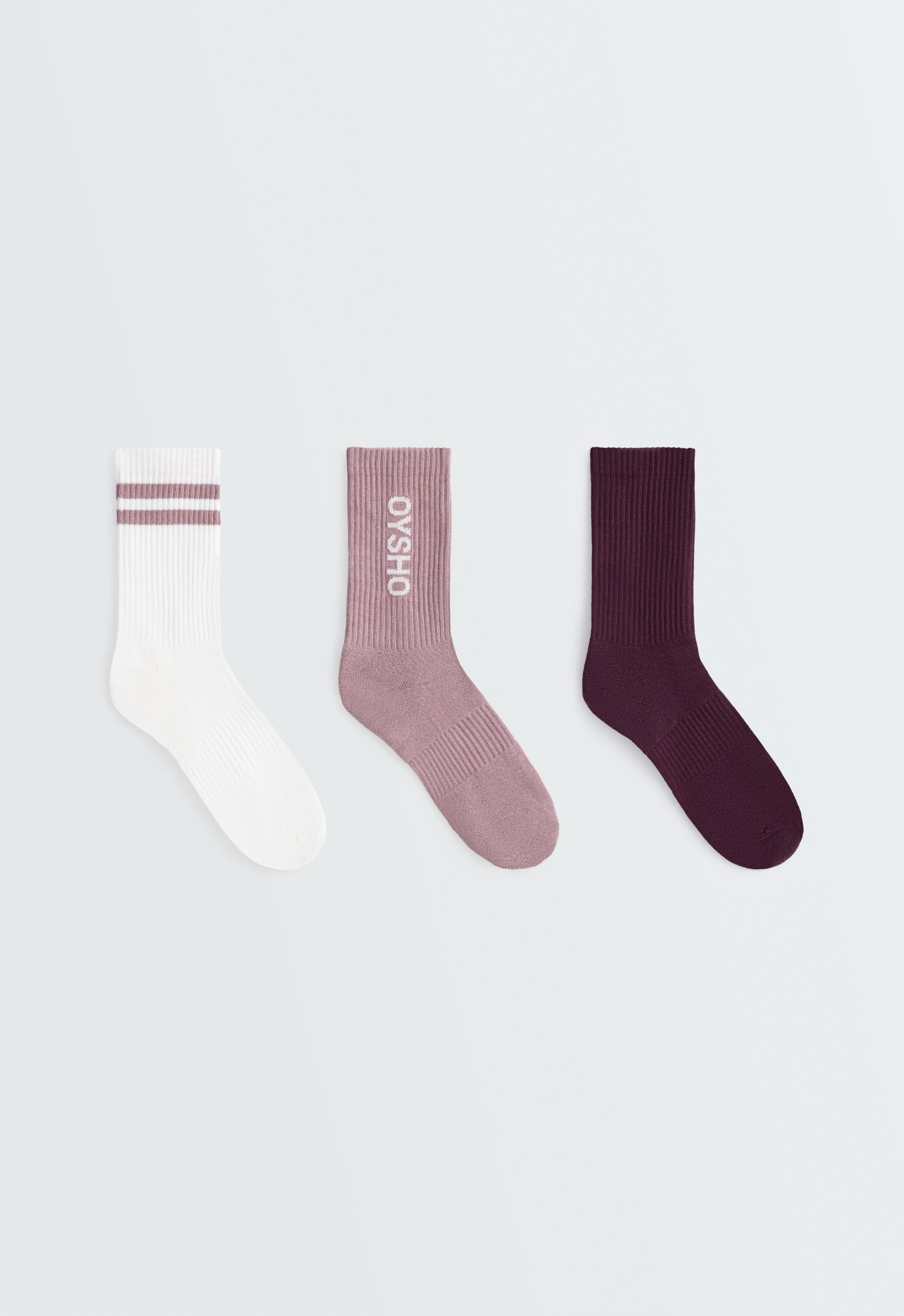 3 paires de chaussettes Classic en mélange de coton 3 paires de chaussettes Classic en mélange de coton
