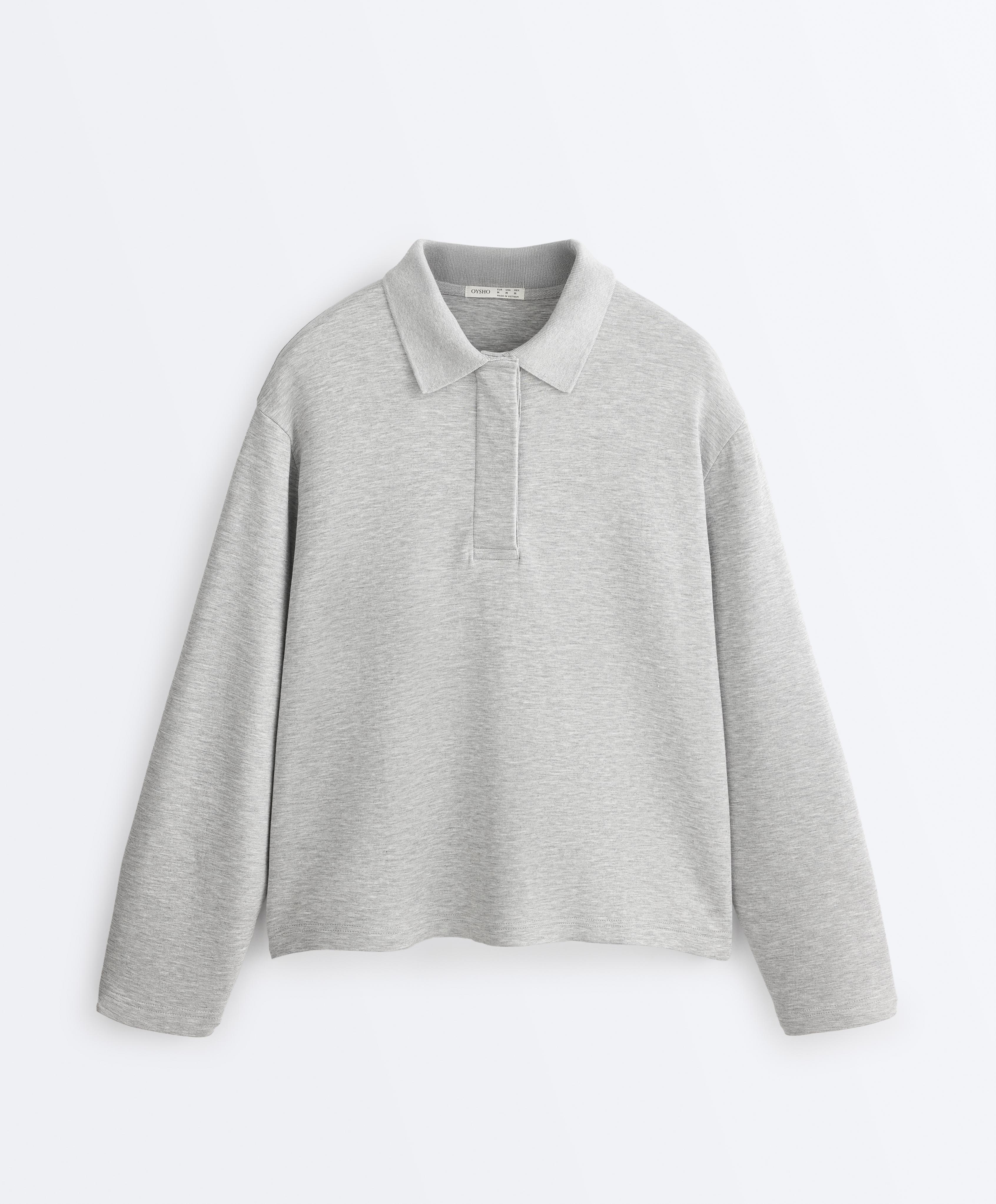 Poloshirt aus Piqué-Melange Poloshirt aus Piqué-Melange