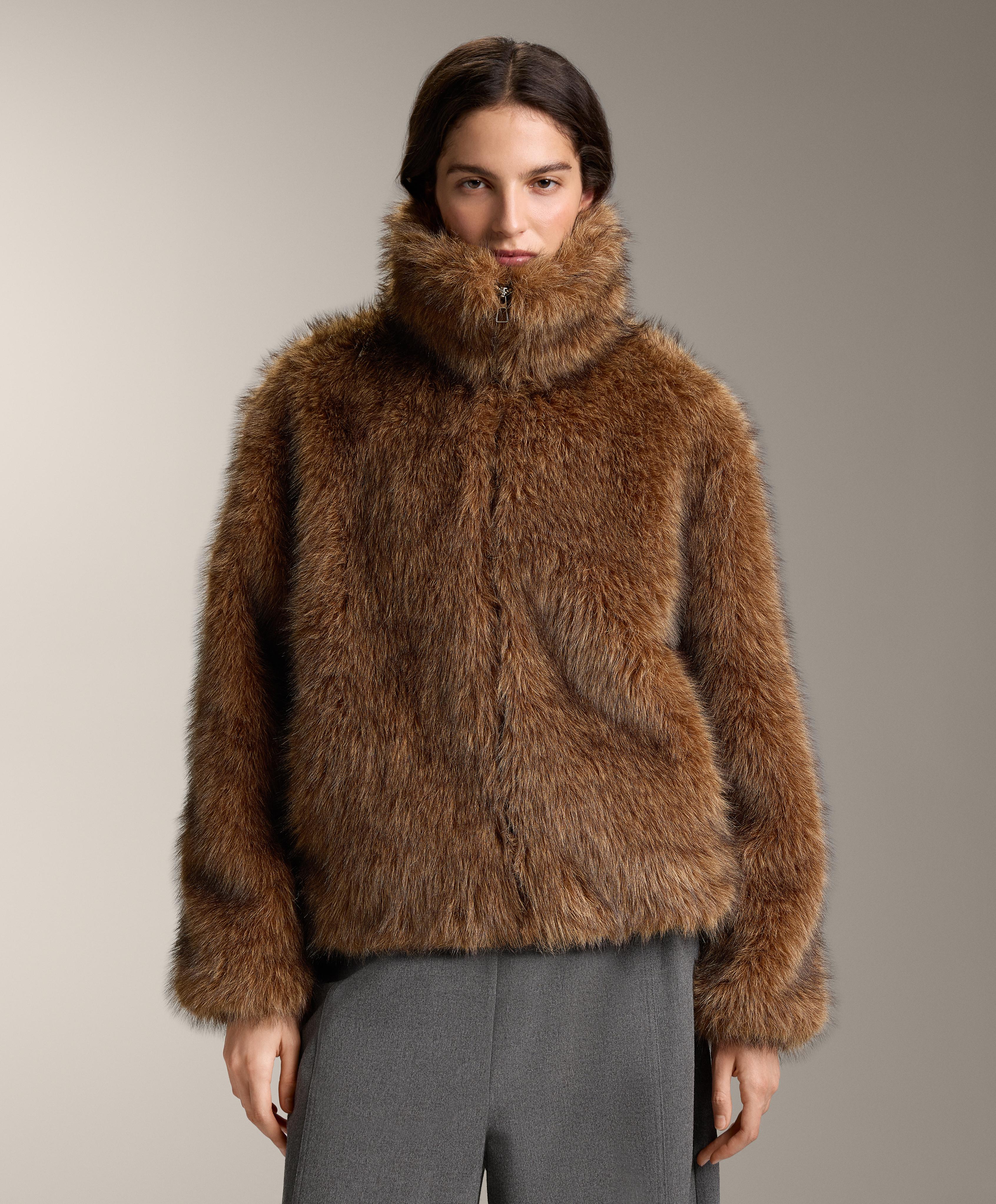 Faux fur jacket — MAHOGANY