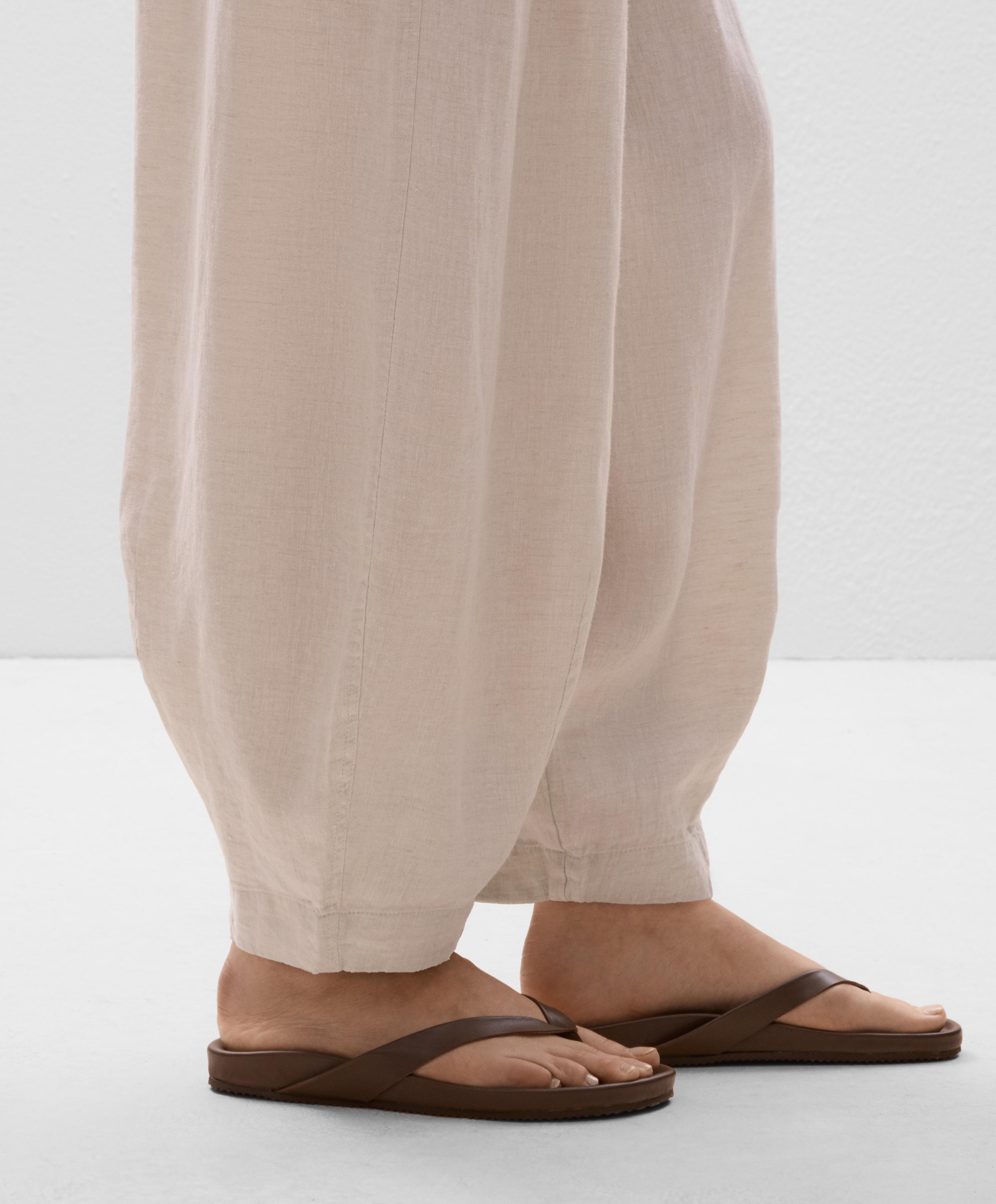 Pantalon ballon 100 % lin Pantalon ballon 100 % lin