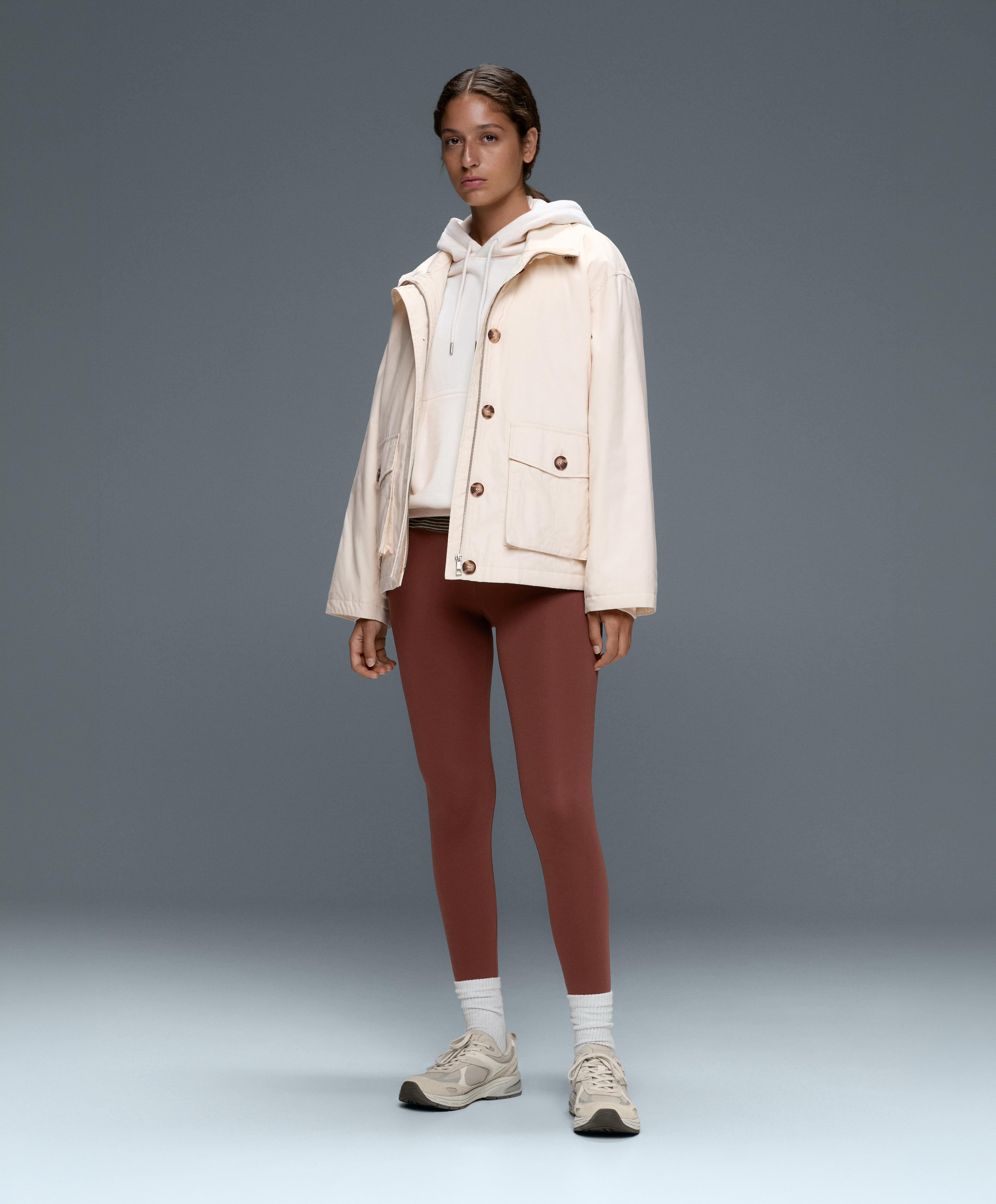 Comfortlux high-waisted ankle-length leggings — TERRACOTTA