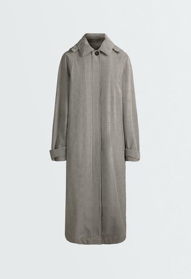 Check extra lightweight 10k waterproof long jacket — CAMEL 7