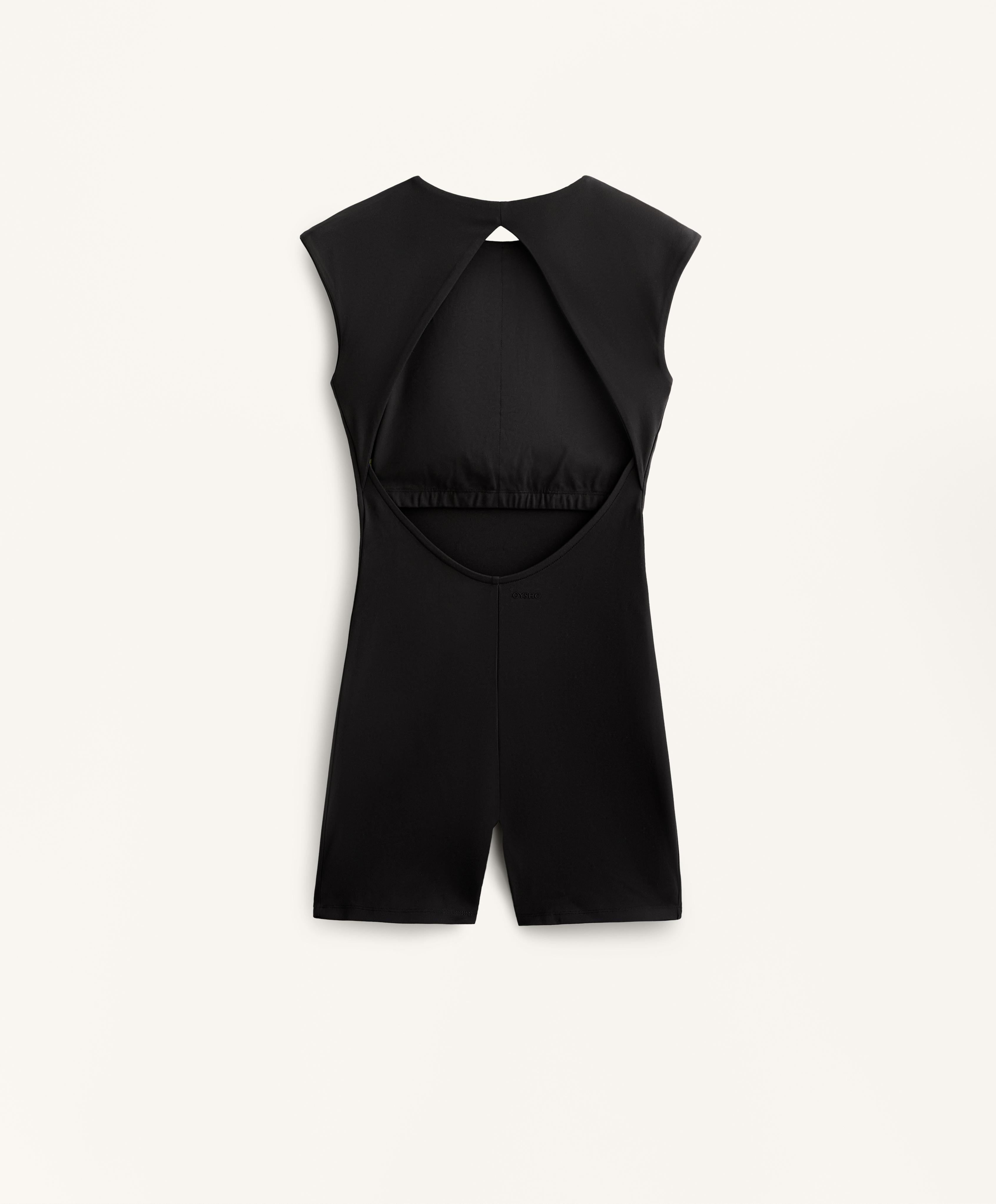Open-back Comfortlux short jumpsuit