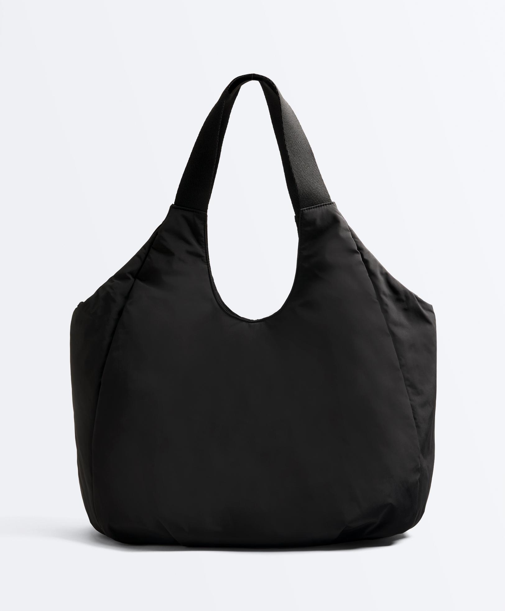 Shopper bag with contrasting handle Shopper bag with contrasting handle