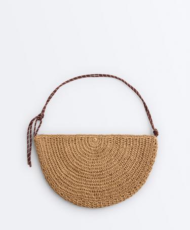 Large raffia-effect bag — NATURAL 1