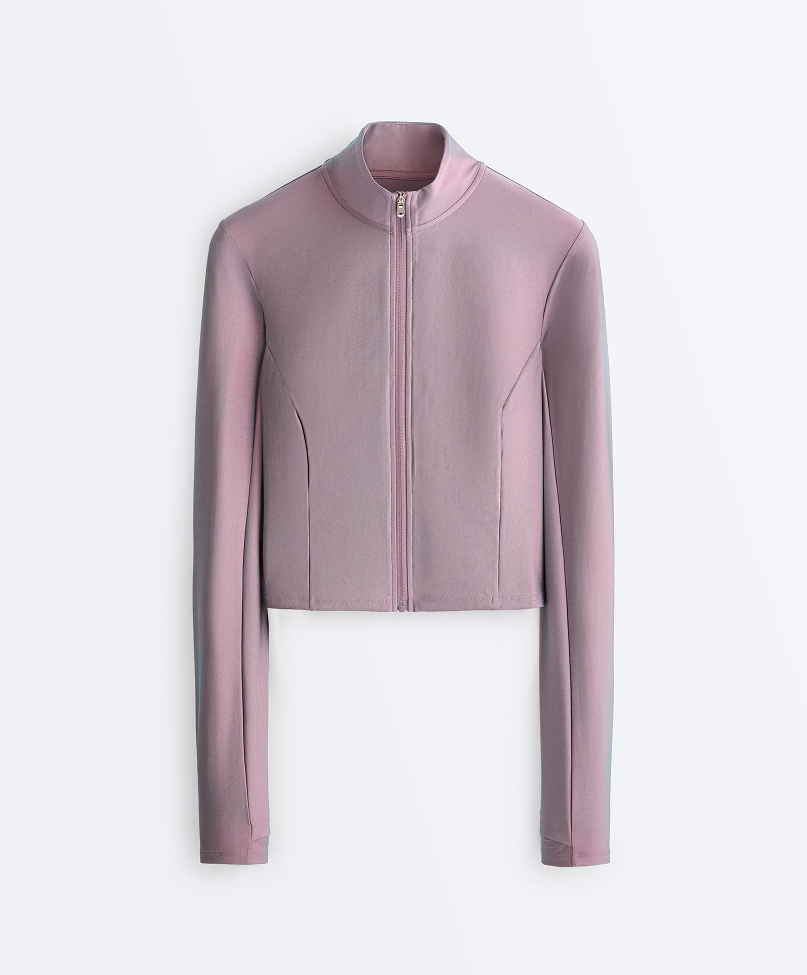 Iridescent technical jacket — WASHED PURPLE