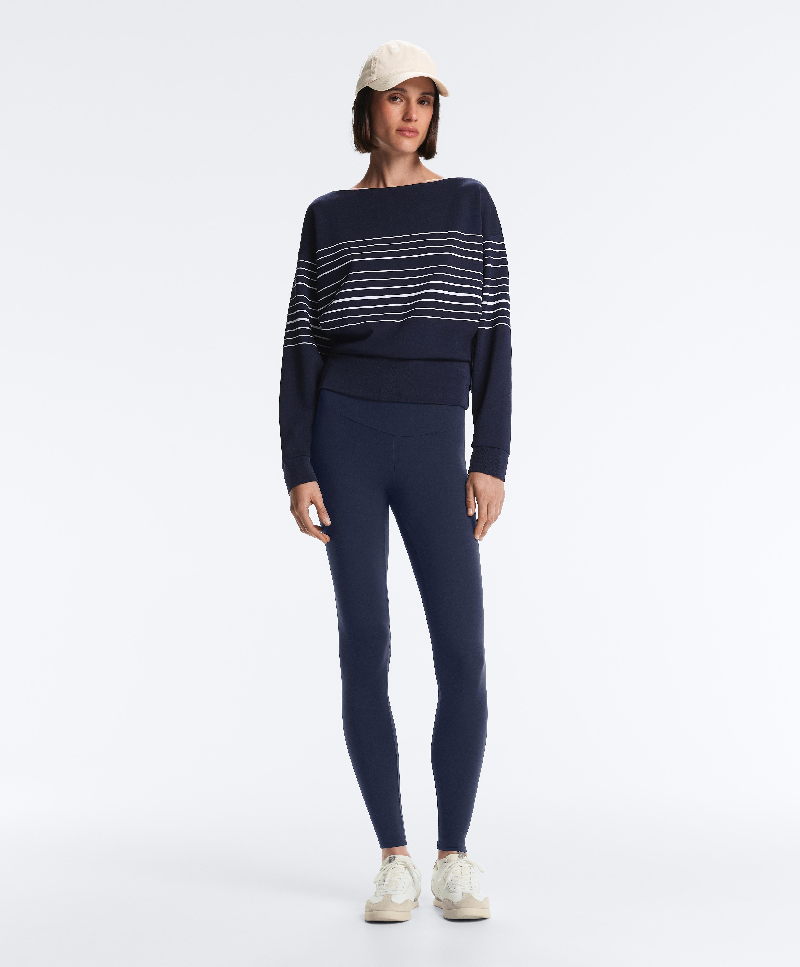 Світшот у смужку з модалу, м'який на дотик