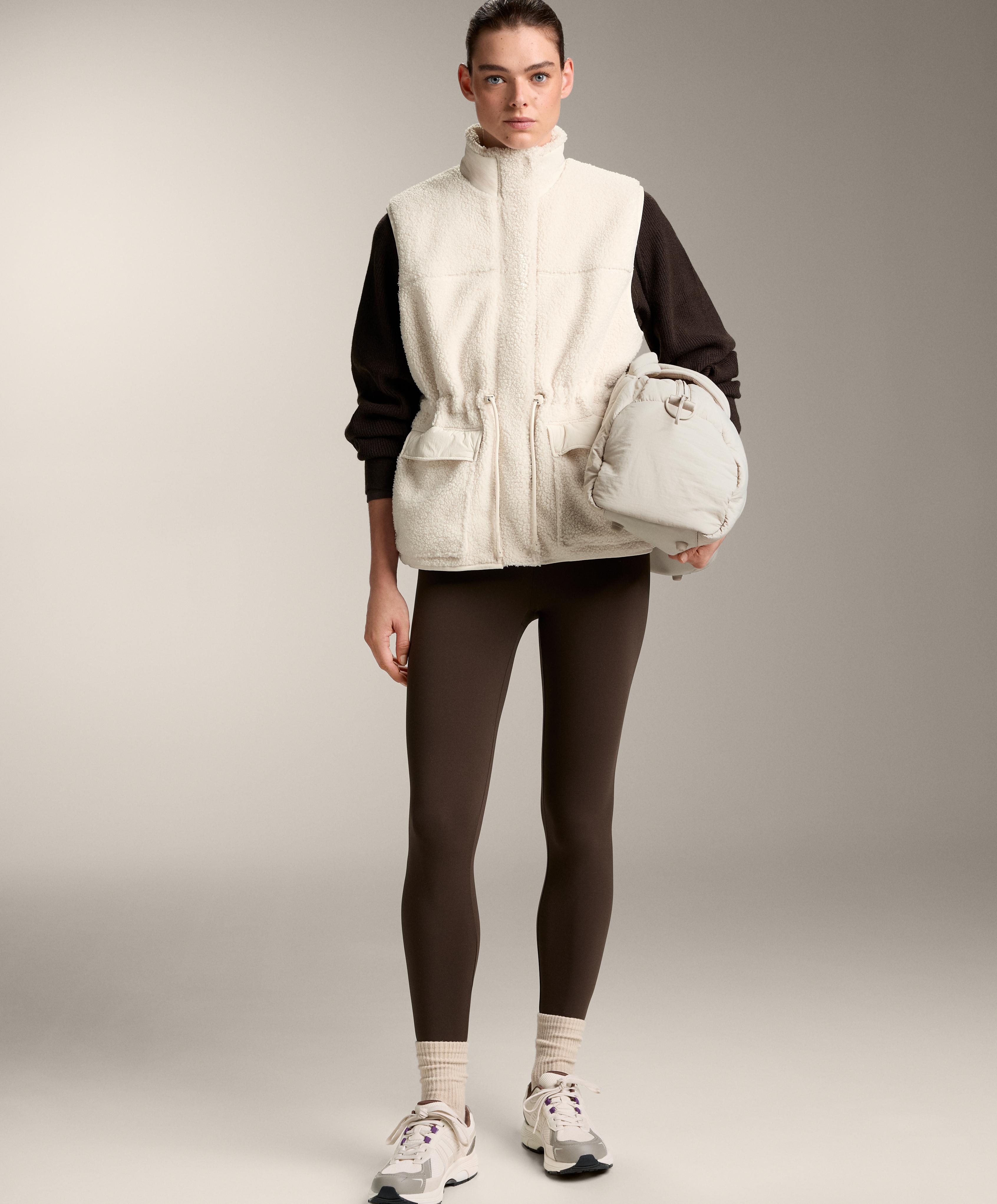Sherpa fleece gilet