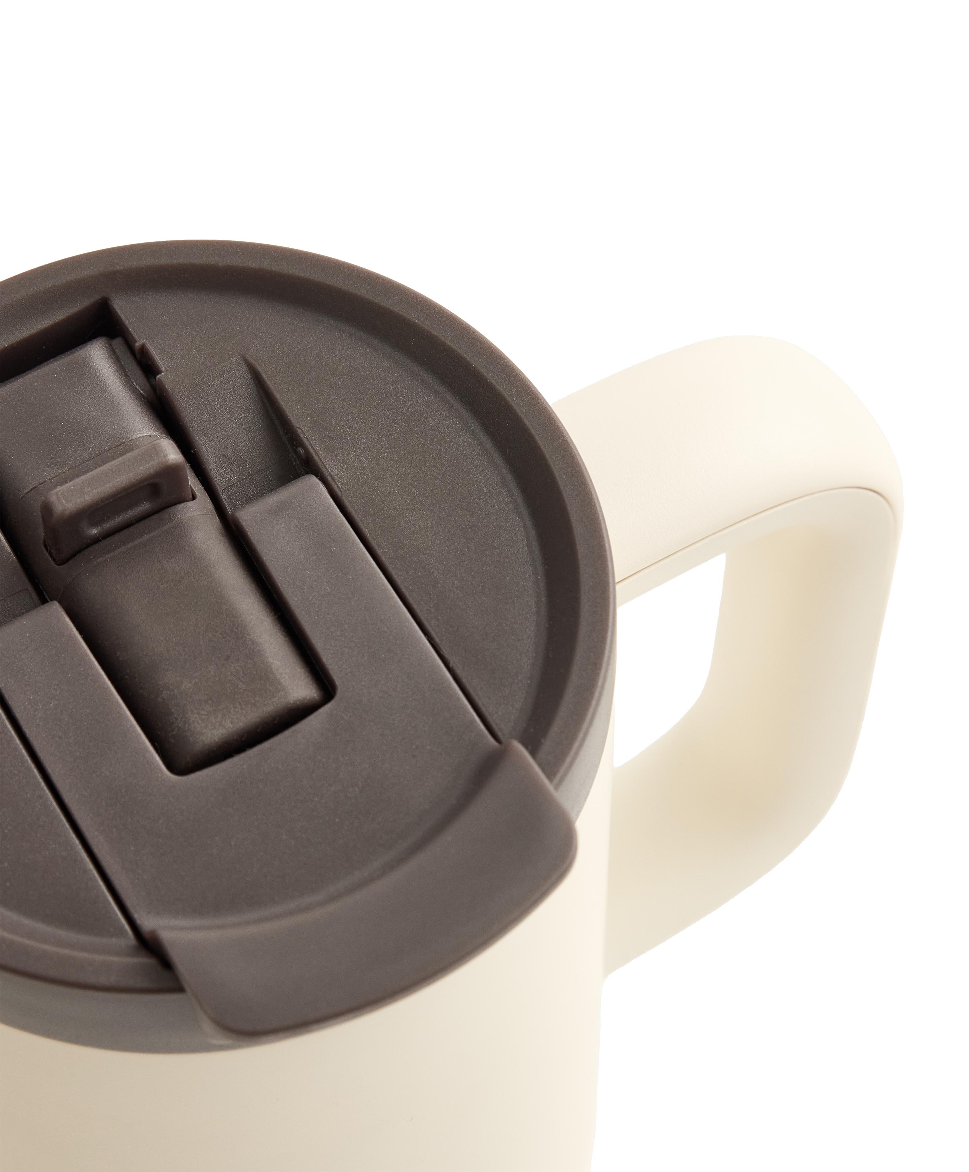 Mini tumbler bottle with handle — PALE ECRU