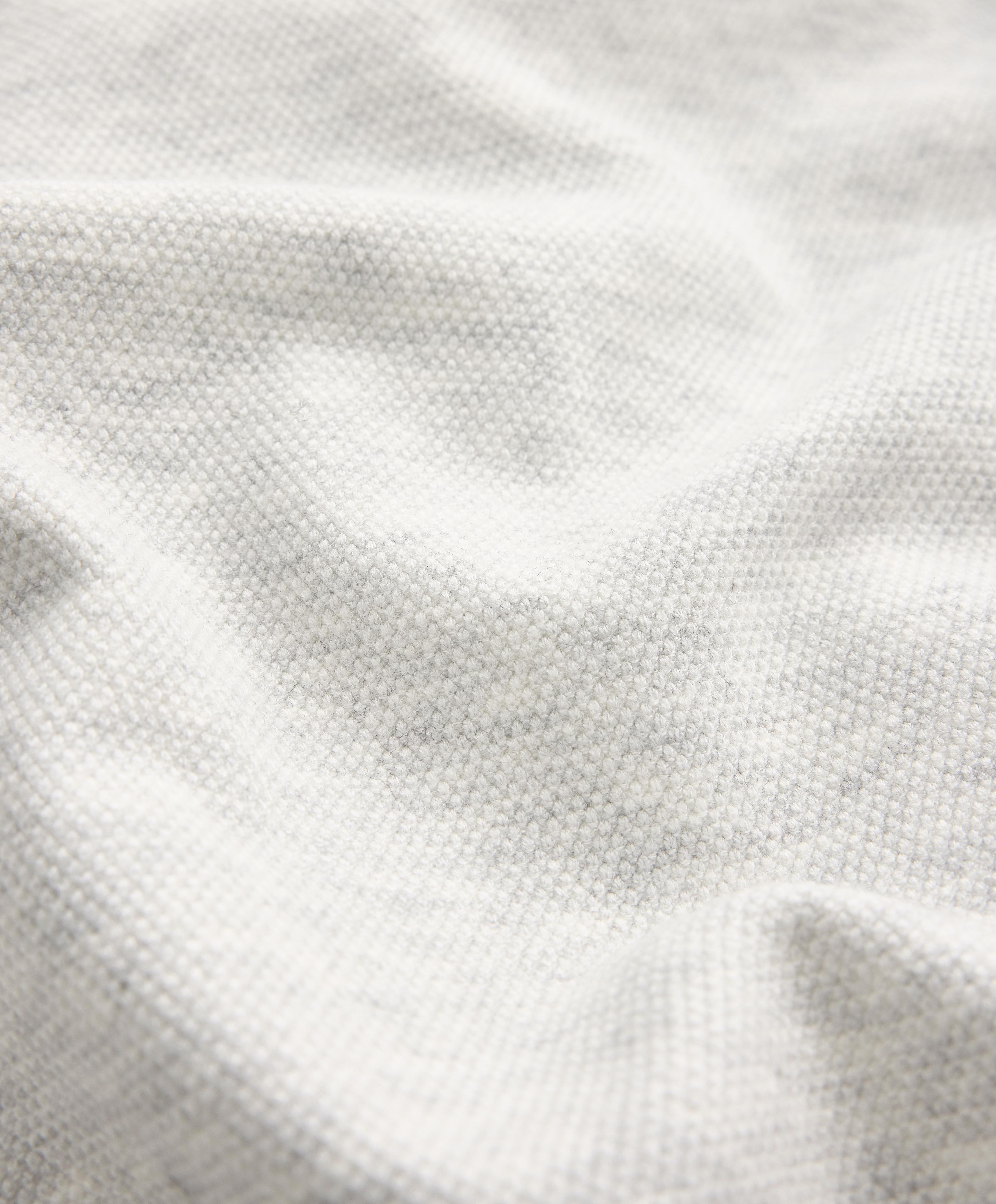 Knit crewneck jumper — PALE GREY MELANGE