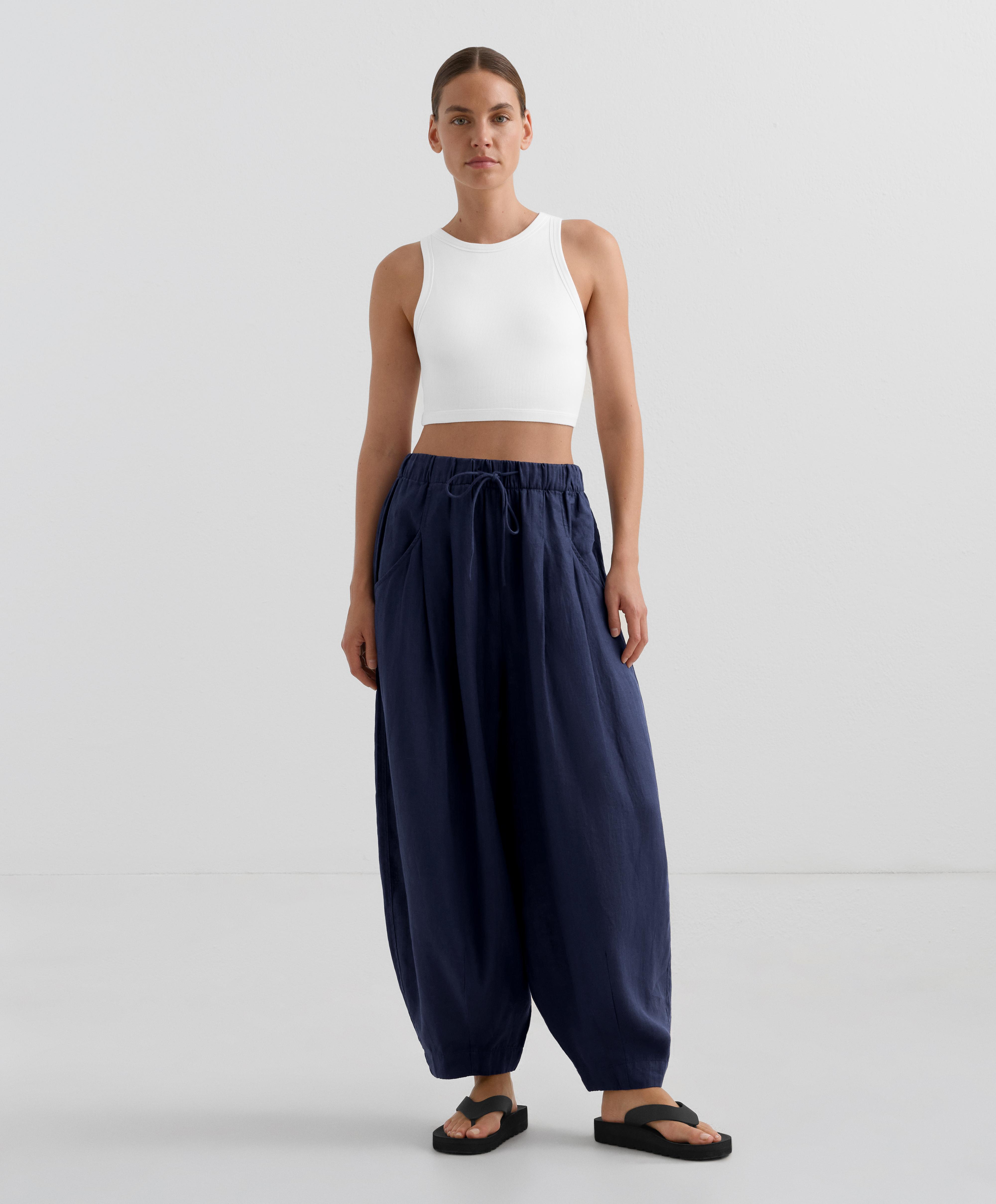 Balloon pantalone 100% lan - Sniženje