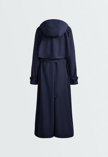 Extra lightweight 10k waterproof long jacket — MIDNIGHT BLUE 9